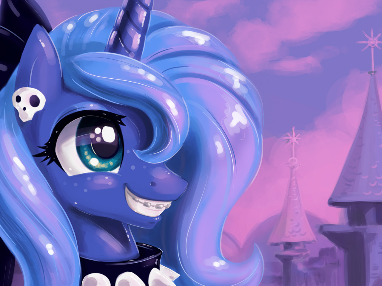 Download wallpaper color, luna, my little pony, pony, mlp, princess luna,  section films in resolution 1280x960