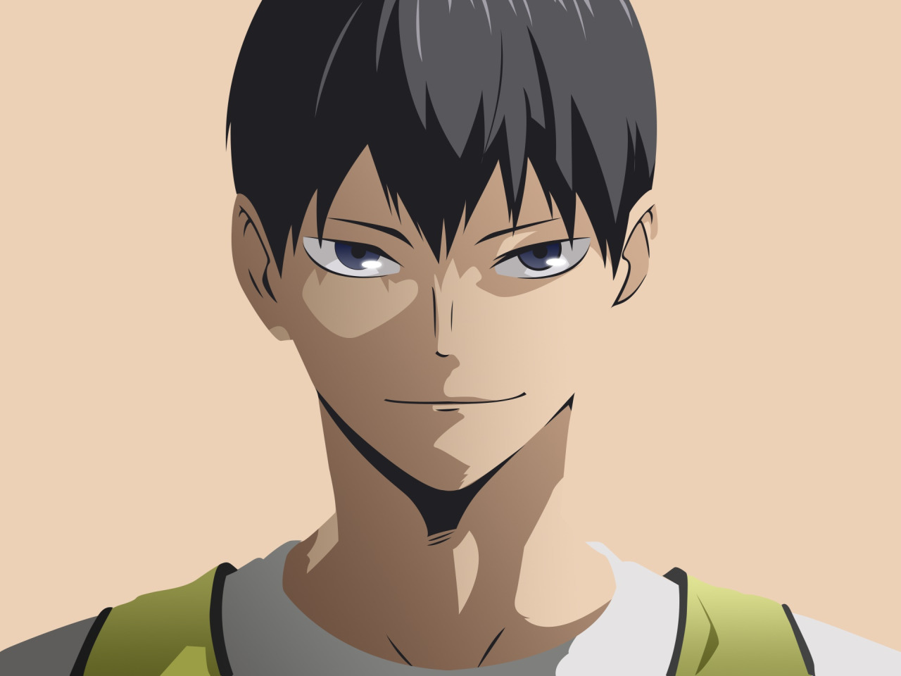 Download wallpaper look, portrait, guy, Volleyball, Haikyuu, <b>Kageyama</b>, Tobi...