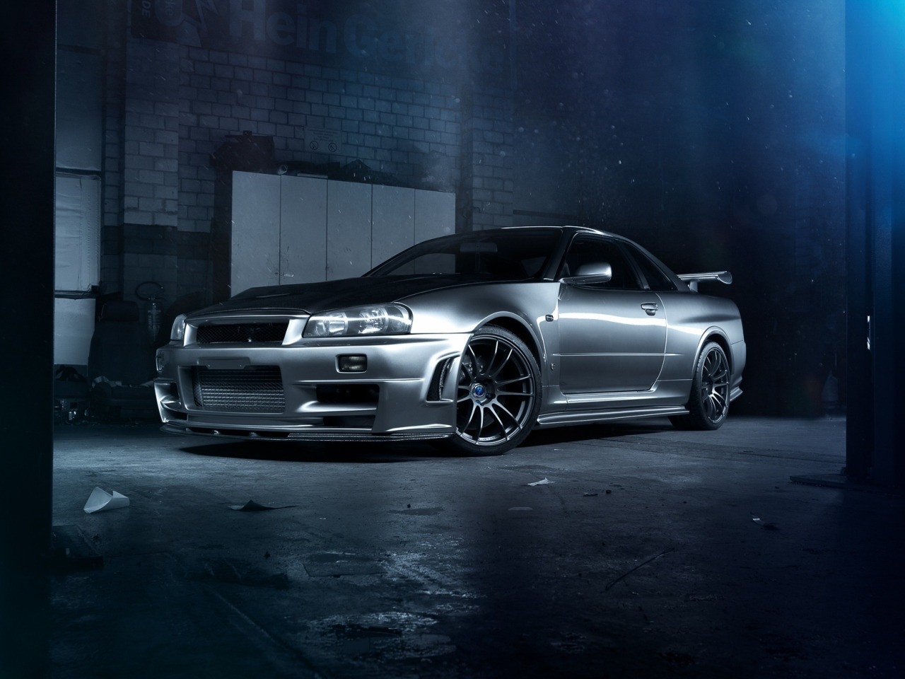 Download Wallpaper Gtr, Nissan, Car, Skyline, Godzilla, R34, Ligth, Of 