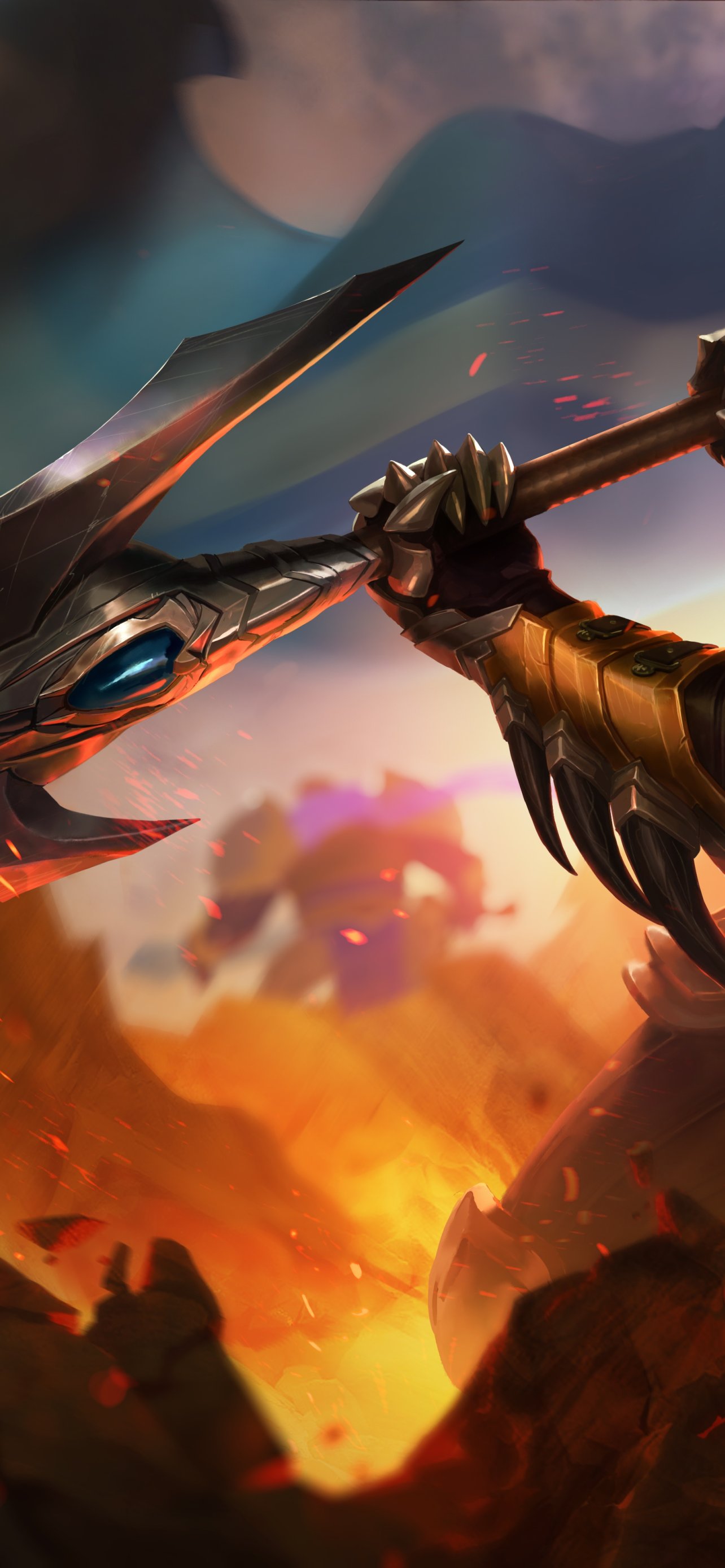 Download wallpaper lights, fantasy, male, Jason Chan, League of Legends ...