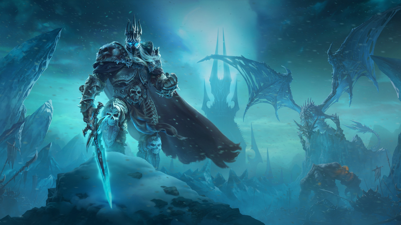 Download wallpaper Frostmourne, Frostmourne, Ice Crown, Crown Nerzul ...