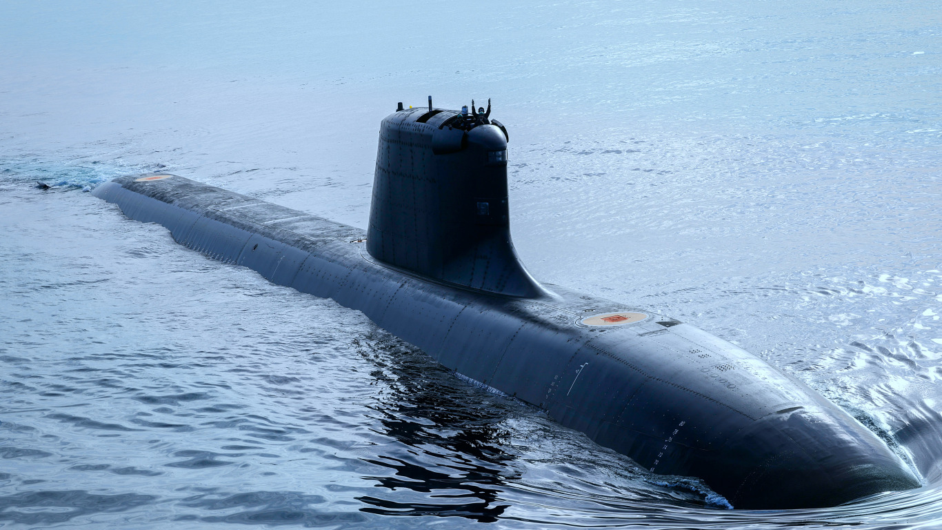 Download wallpaper French Navy, SNA Suffren, nuclear submarine, section ...