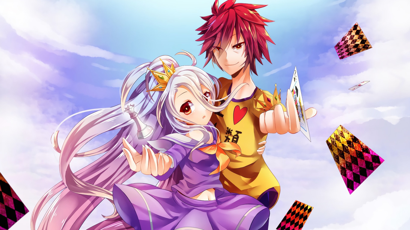 no game no life wallpaper 1366x768