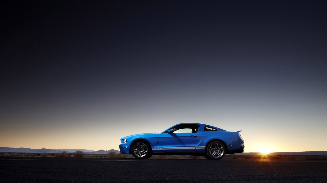 Ford Shelby gt500 ночь