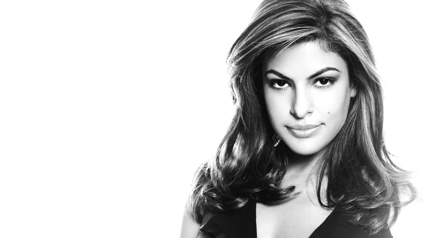 Download Poster Of Eva Mendes Wallpaper Wallpapers.com