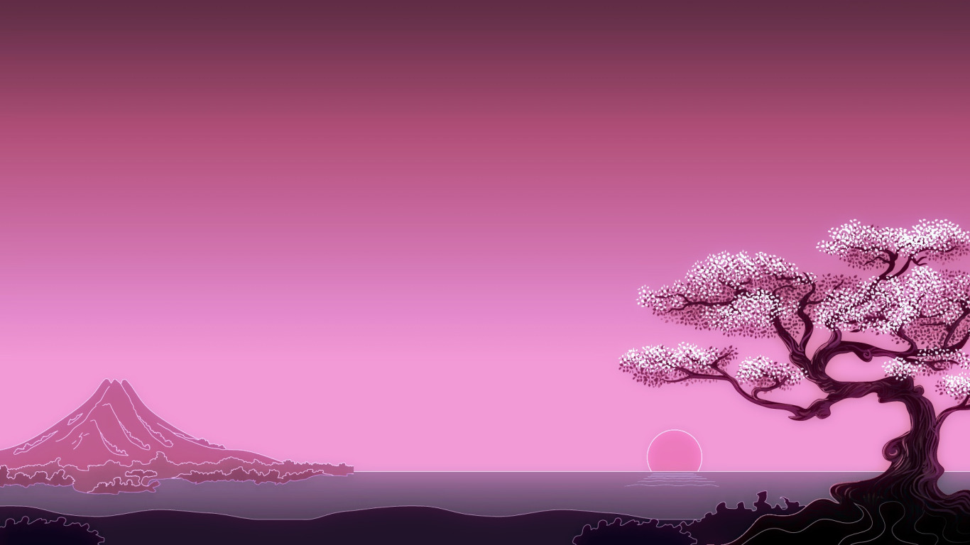Download wallpaper 1366x768 clouds, sky, anime, tablet, laptop, 1366x768 hd  background, 24784