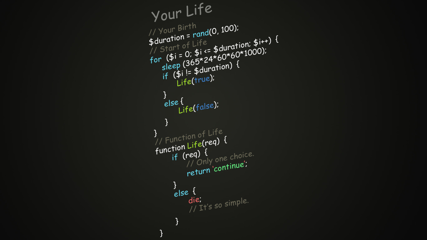 Download wallpaper 1366x768 code, programming, it, technology