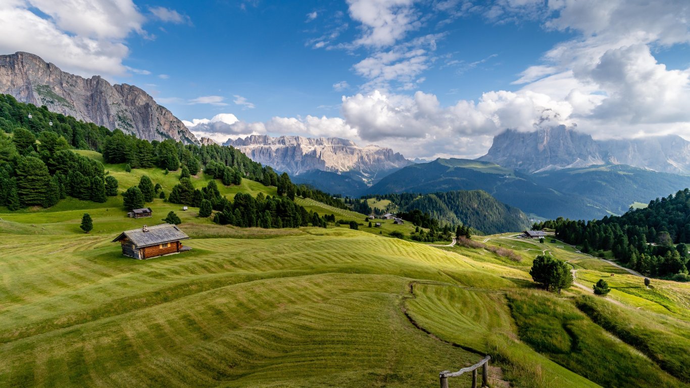 Download wallpaper mountains, Alps, Italy, South Tyrol, section ...