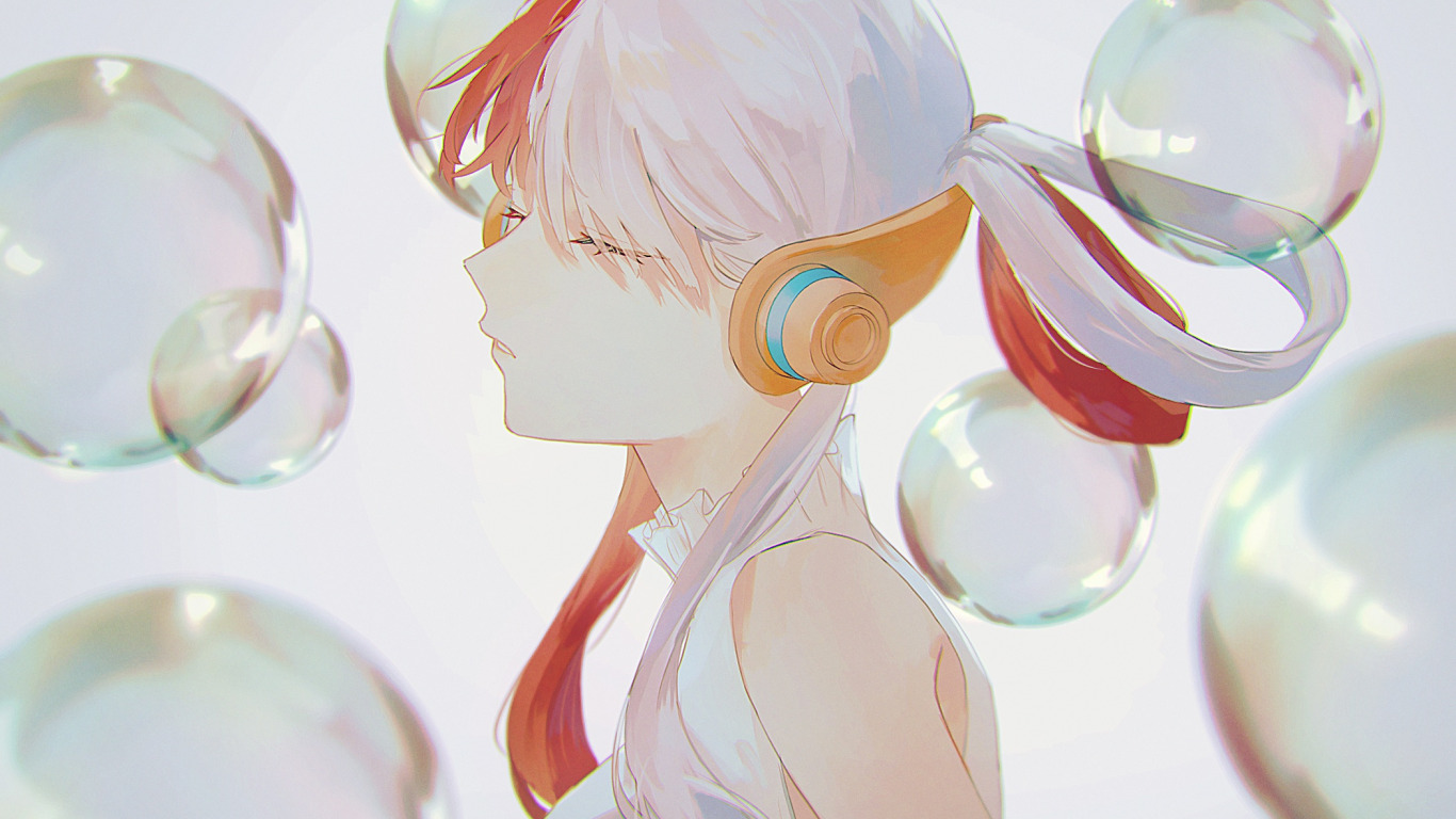 Uta Anime Girl Bubble Diamond Painting 