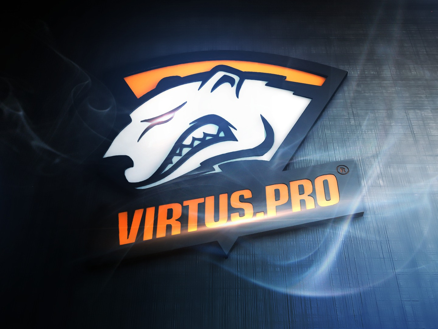 Download wallpaper smoke, bear, logo, counter-strike, Virtus.pro ...