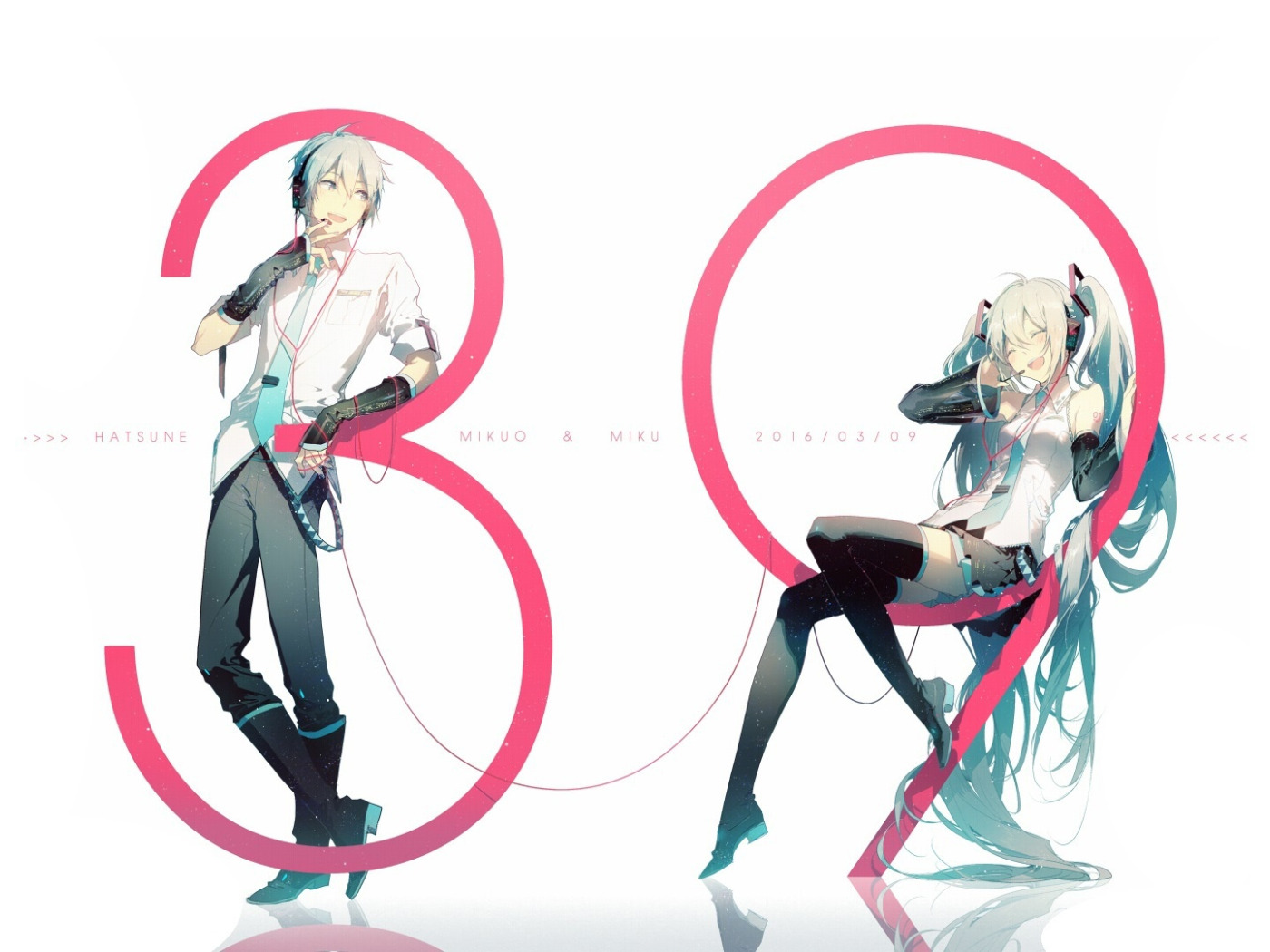 Download wallpaper girl, art, guy, vocaloid, hatsune miku, hatsune mikuo,  rella, section other in resolution 1400x1050