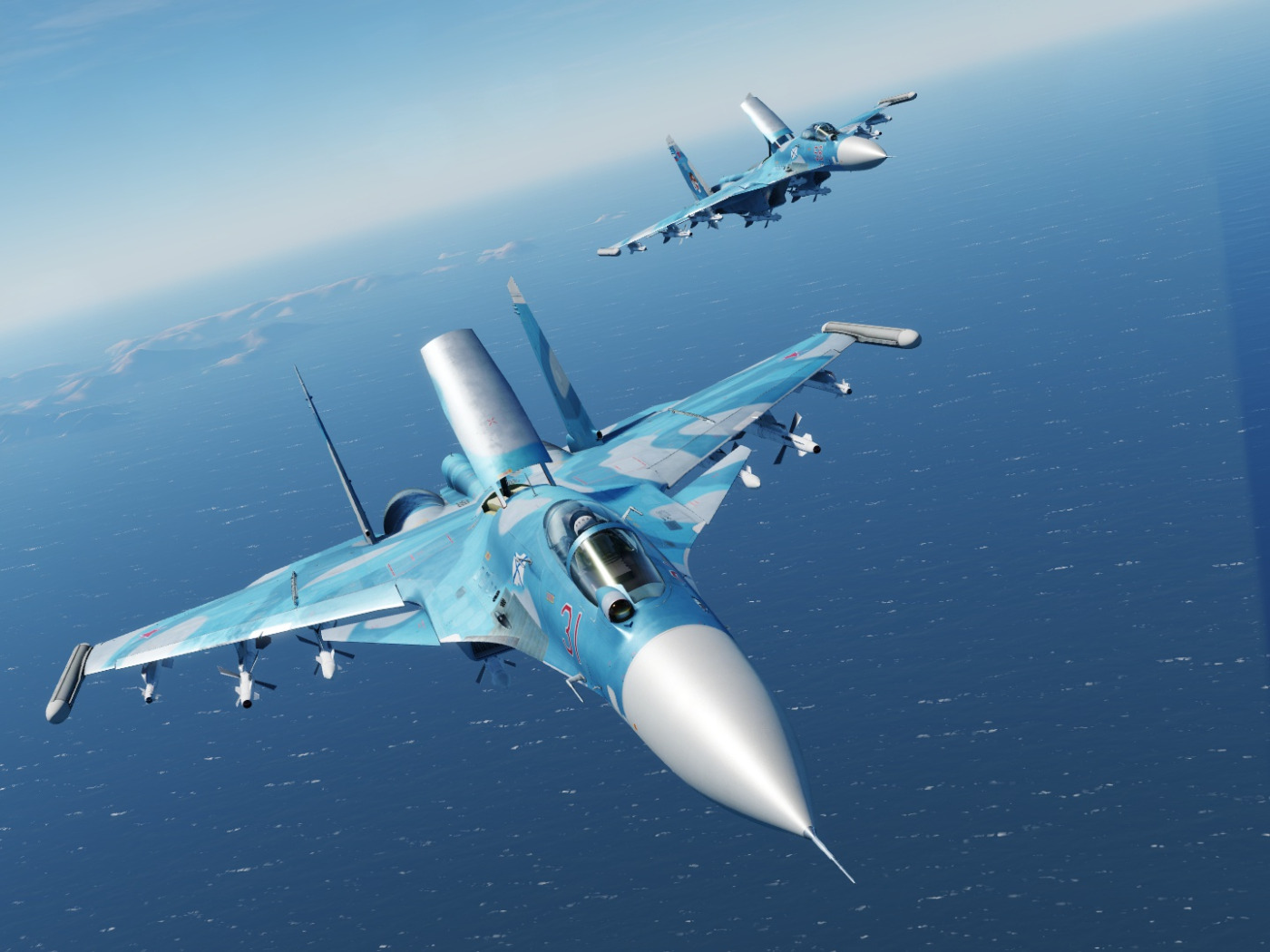 Download wallpaper Su-33, Carrier-based fighter, Sukhoi, section ...