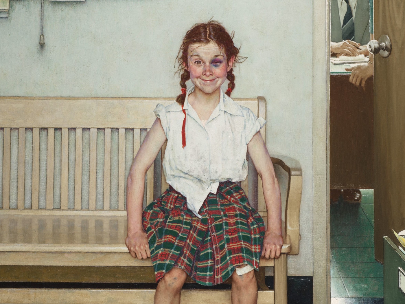 Download wallpaper 1953, Norman Rockwell, Norman Rockwell, The Young ...