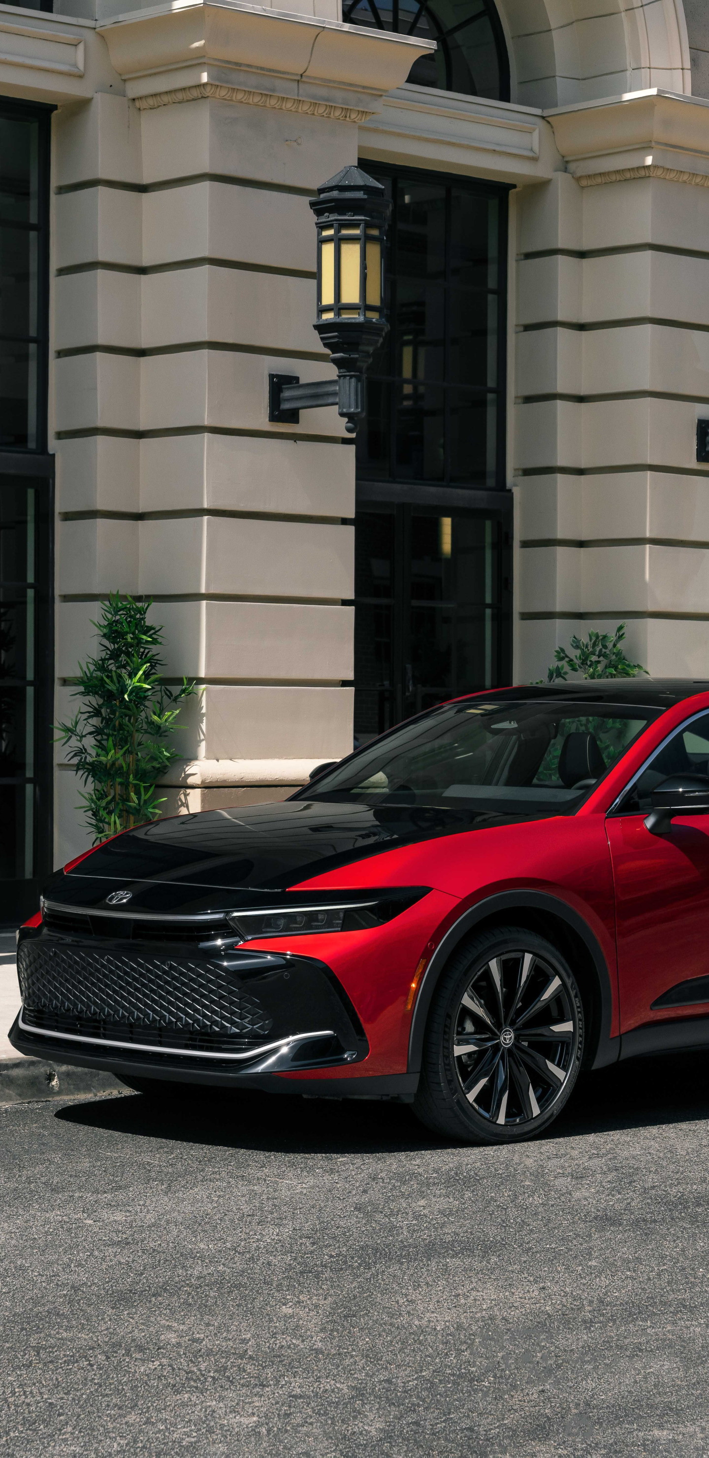 Download wallpaper Red, Toyota, Crossover, Crossover, 2023, Toyota