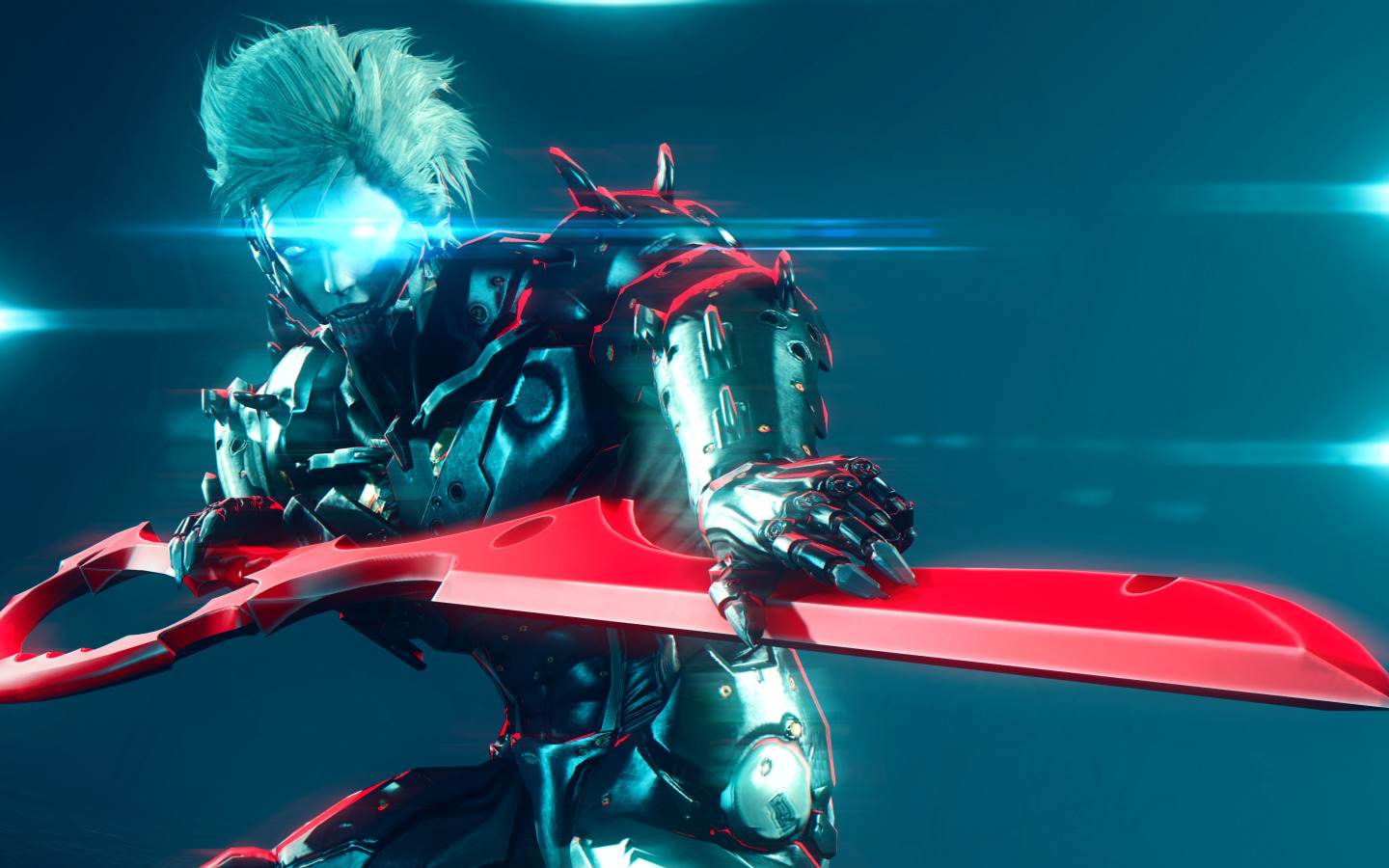 prompthunt: Metal Gear Rising Raiden slices a character from the game  genshin impact in two with his katana, 8K, UHD, photorealistic, shot on  Canon R6.
