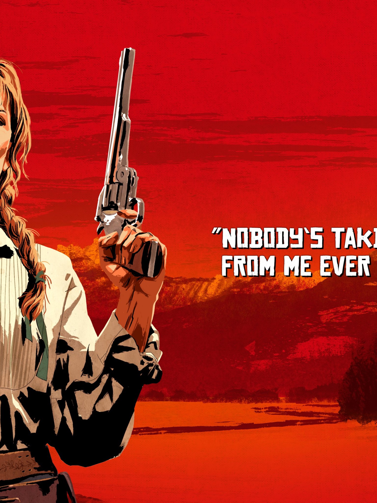 Sadie Revolver Rdr2 Download wallpaper girl, weapons, guns, Red Dead Redemption 2, Sadie ...