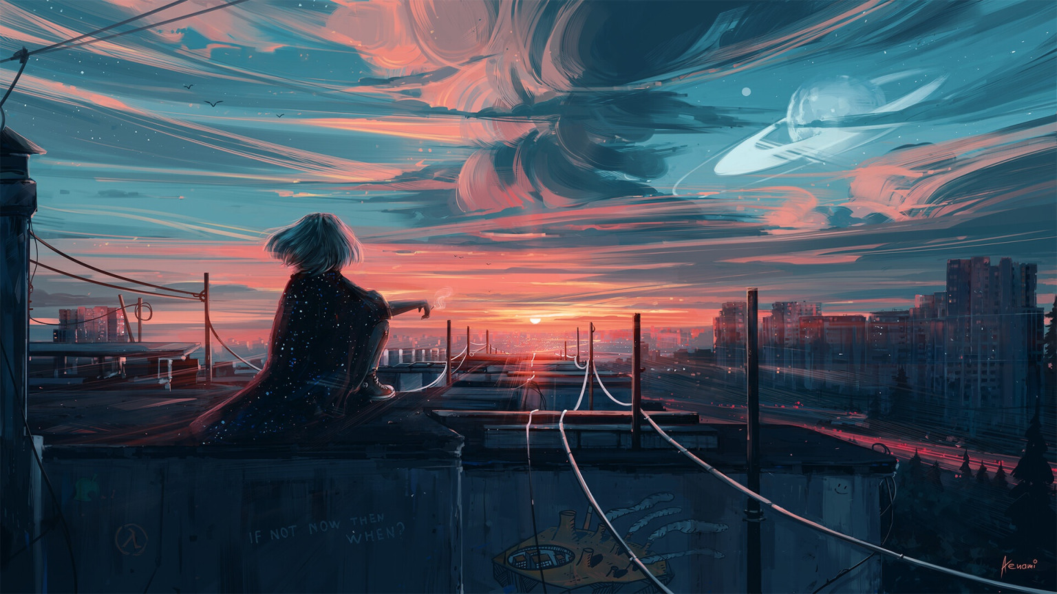 City lofi chield. Художница Alena Aenami. Aenami Алена Величко. Aenami Маяк. Alena Aenami арты.