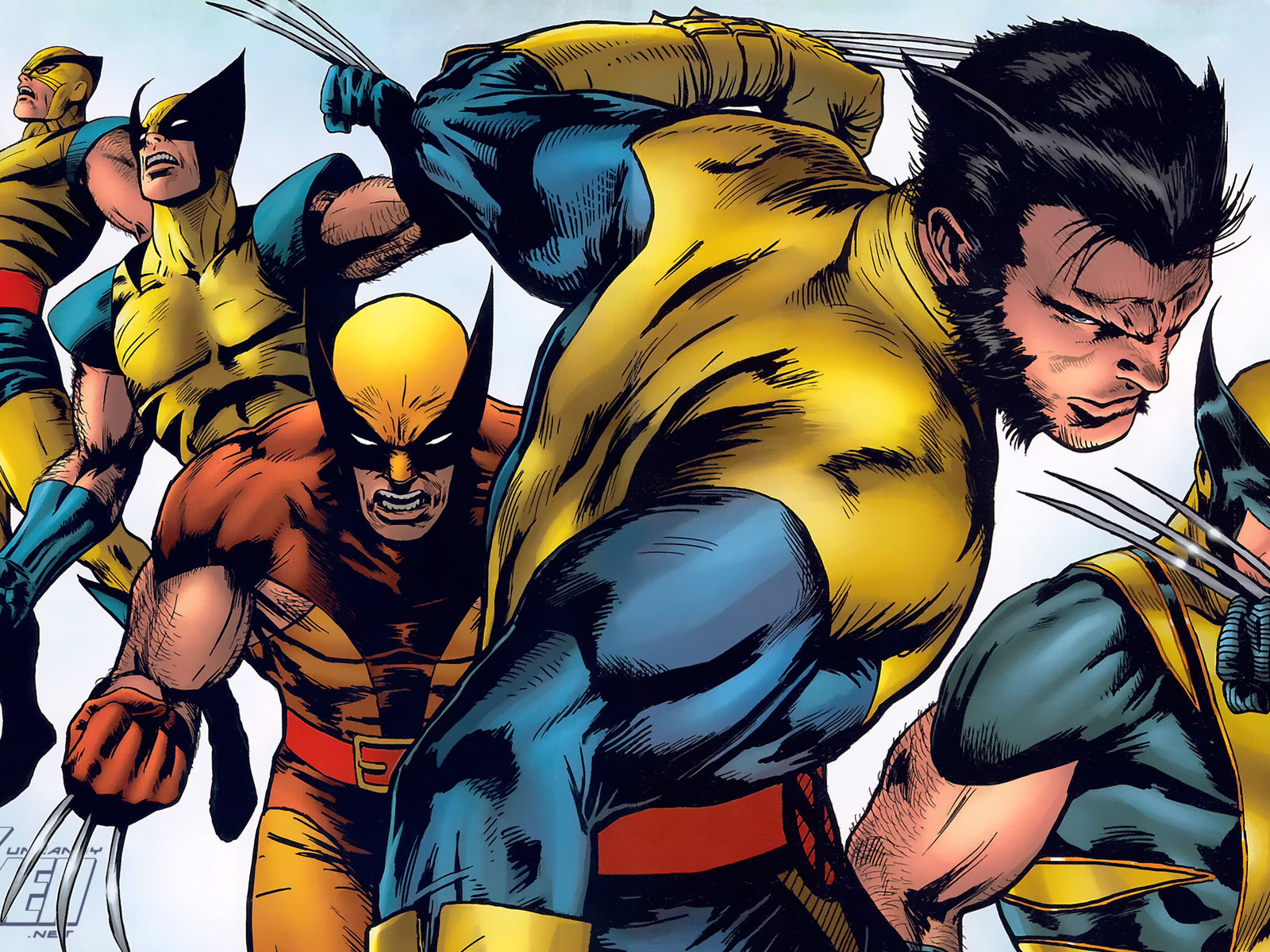 Download Wallpaper Mask, Costume, Claws, Wolverine, Logan.