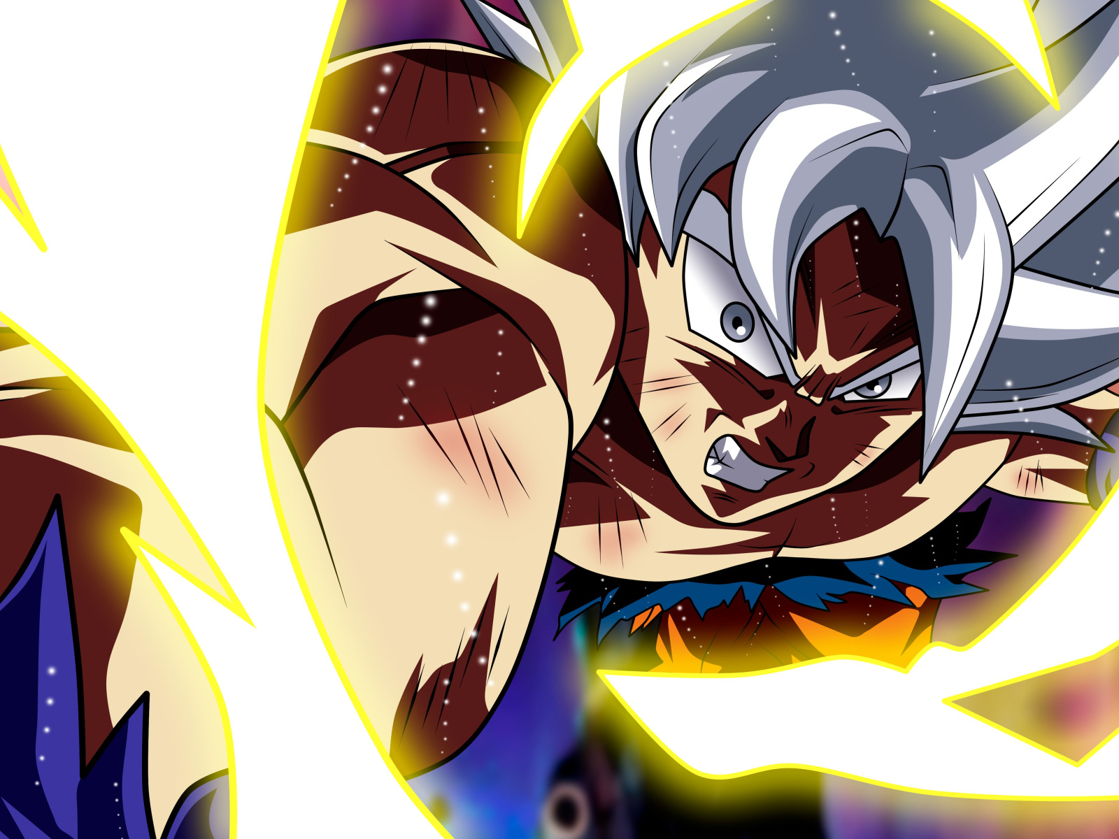 Download wallpaper goku, Dragon ball, ultra instinct, Goku Ultra, section  shonen in resolution 1600x1200