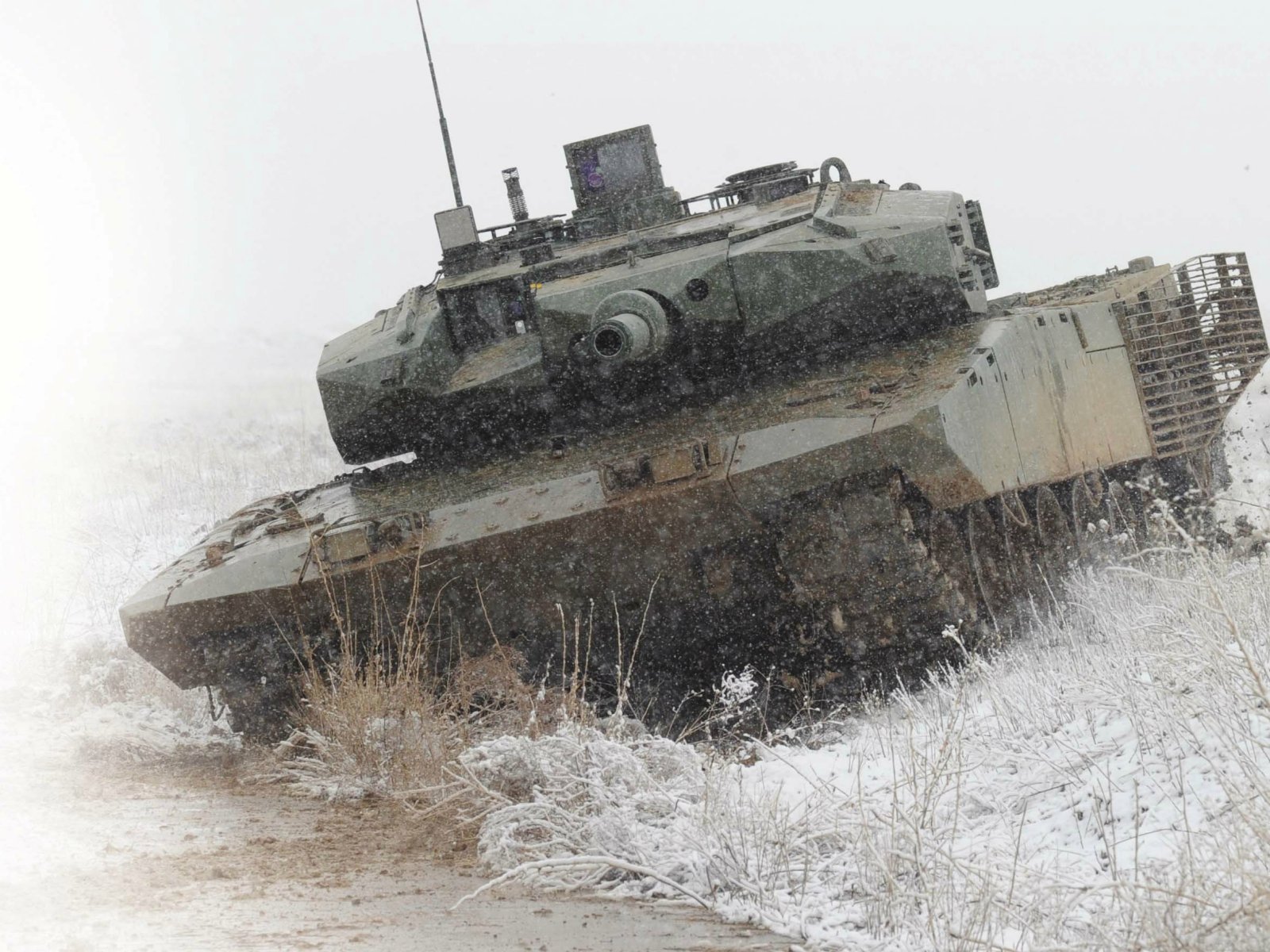 Turkish Tank Background Download wallpaper water, snow, tank, combat, promising, main, Altay ...