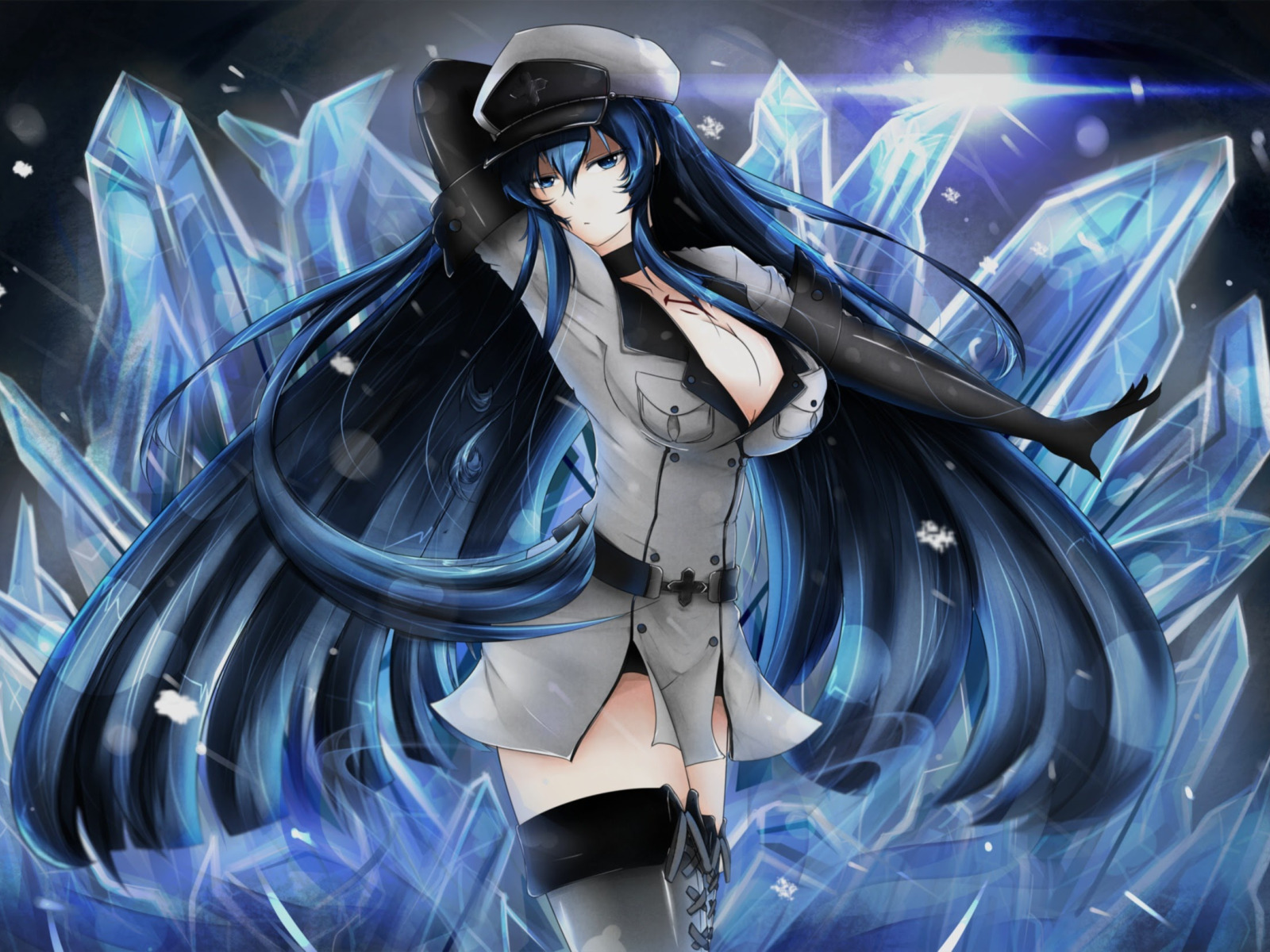 Download wallpaper Akame ga Kill!, Esdeath, Estes, General Esdeath, General  Esdes, Killer Akame!, section other in resolution 1600x1200