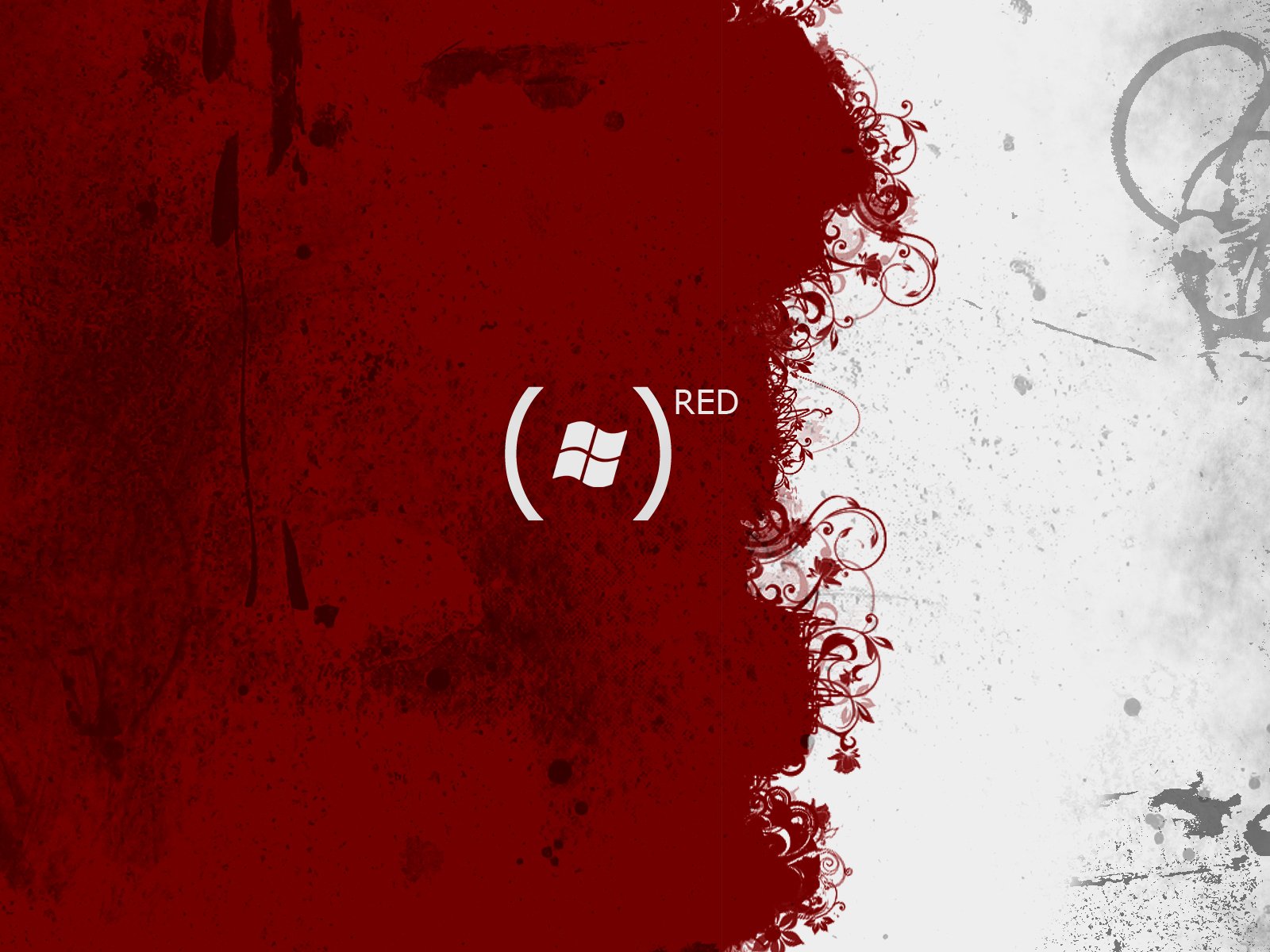 Download wallpaper pattern, red, windows logo, section minimalism in ...