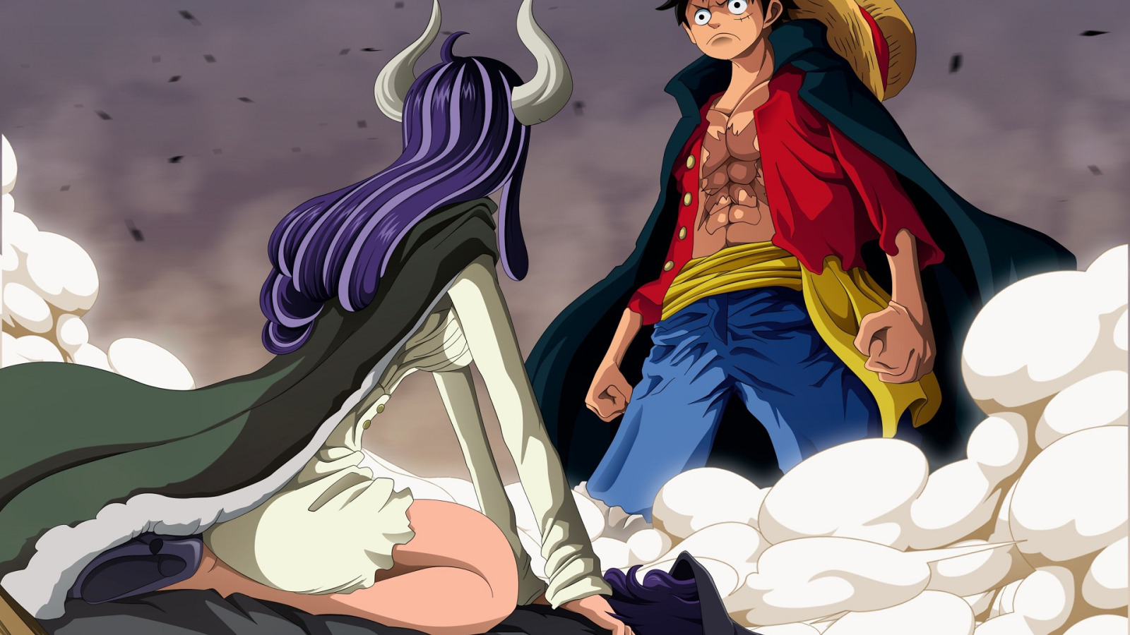 Download wallpaper One Piece, Monkey D. Luffy, Ulti, Page One, section shon...