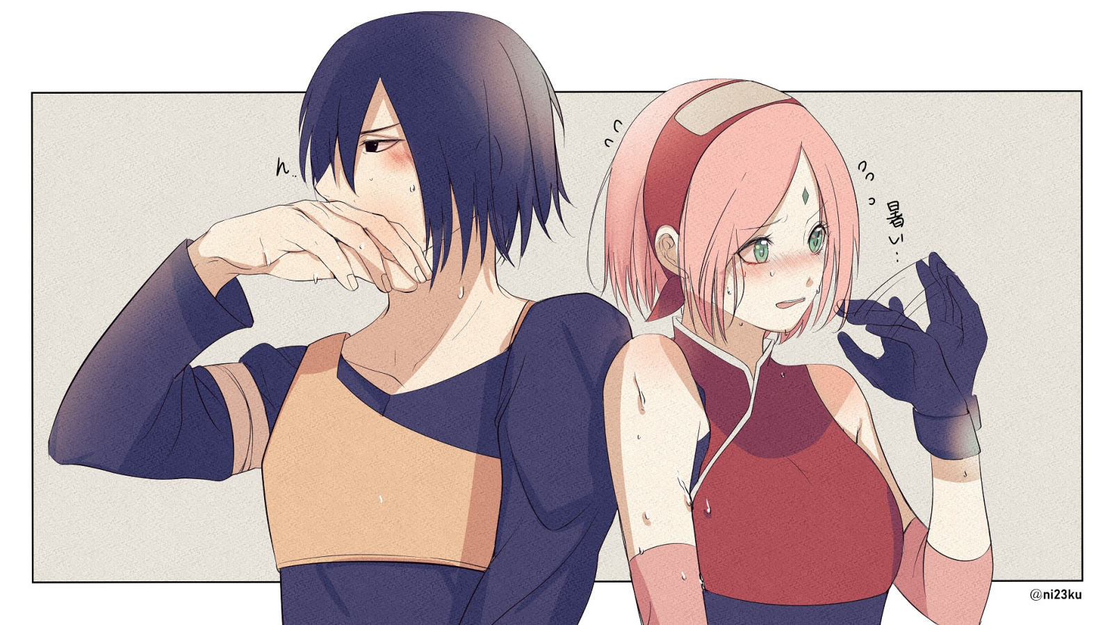 Download wallpaper pair, a couple, Naruto, Naruto, Sasuke Uchiha, Sakura  Haruno, Sasuke Uchiha, Sakura Haruno, section shonen in resolution 1600x900