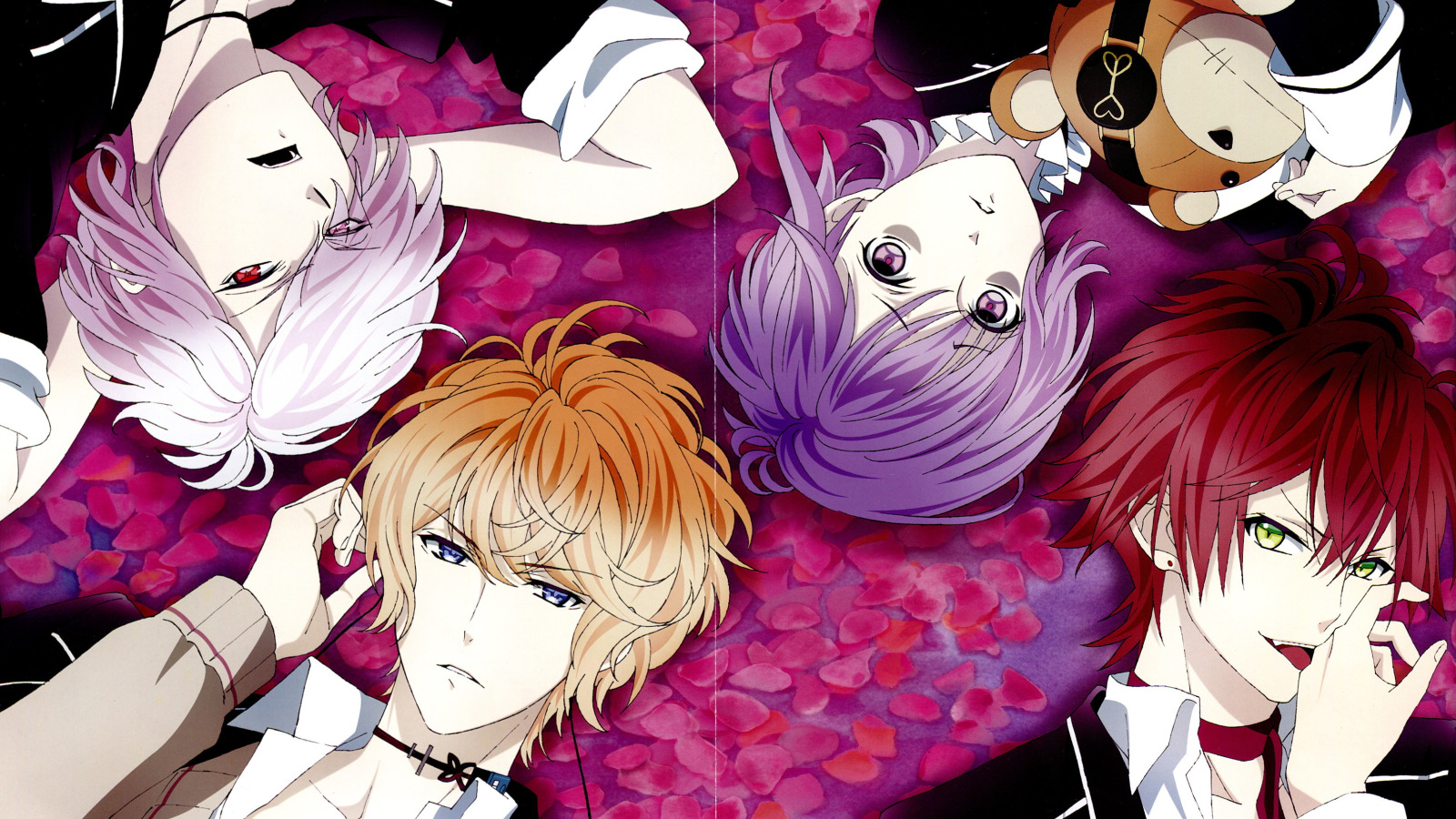 Download wallpaper vampire, brothers, Diabolik Lovers, Sakamaki, section ot...