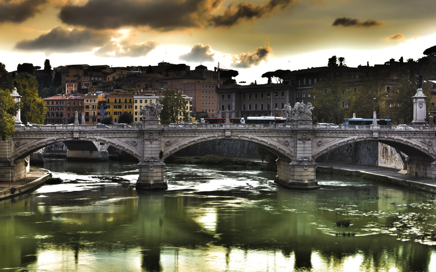 bridge, Rome, Ponte Vittorio