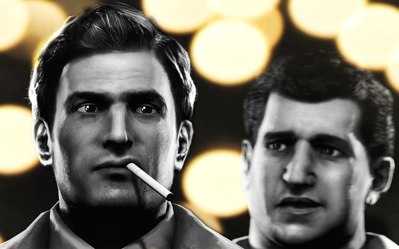 Download Wallpaper Vito Scaletta, Joe Barbaro, Mafia 2, Black.