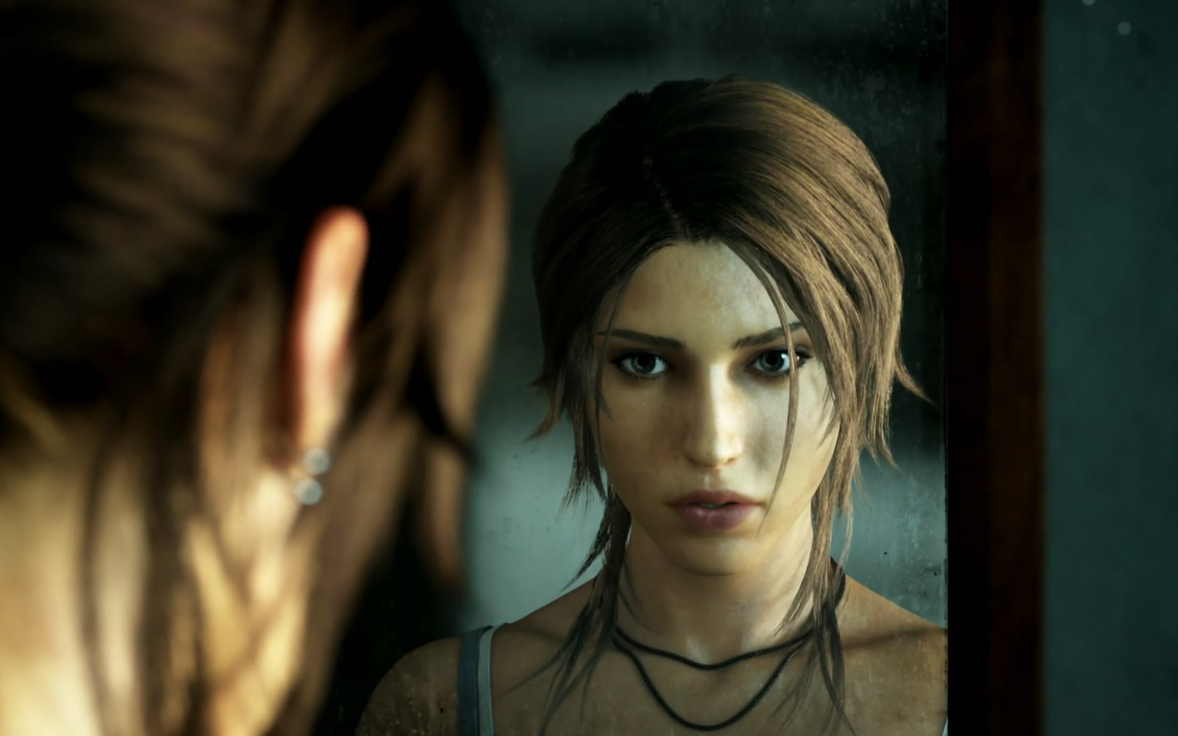 Download Wallpaper Girl Face Tomb Raider Lara Croft Lara Croft Section Games In Resolution 7562