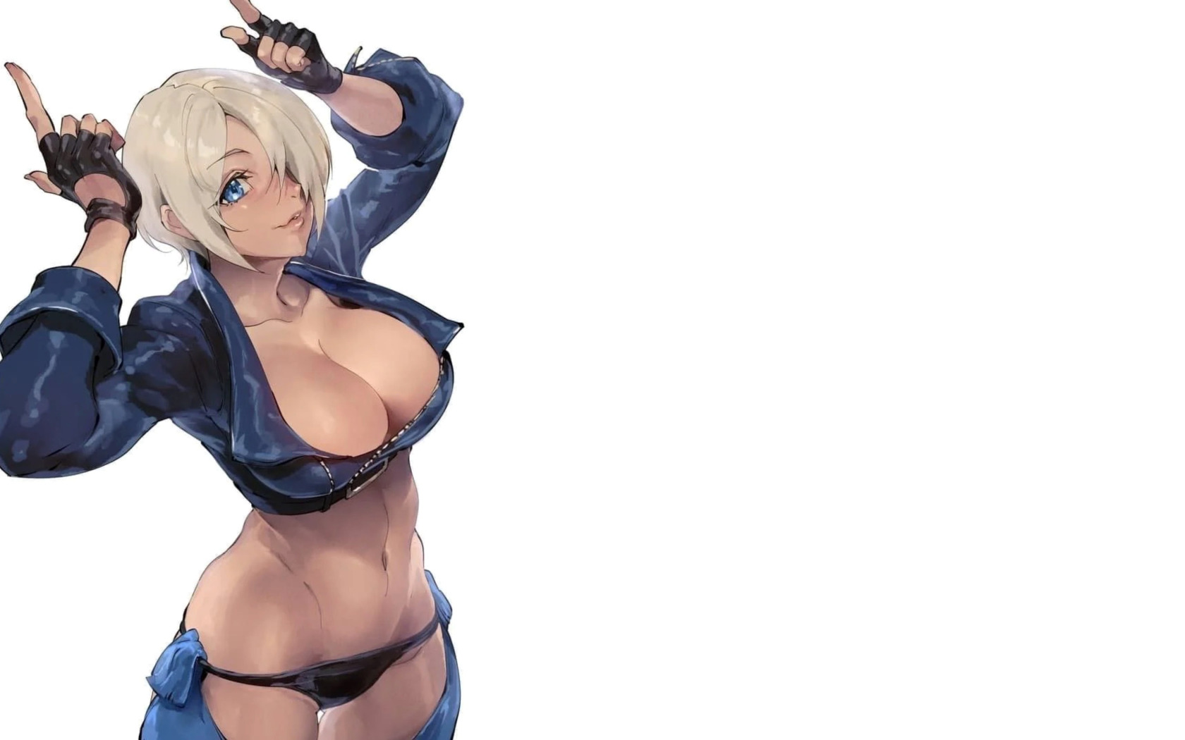 Download wallpaper kawaii, girl, hot, sexy, panties, horns, boobs, anime,  section seinen in resolution 1680x1050