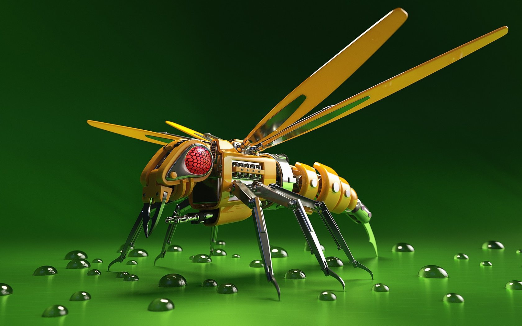 Robot Insect Render Download wallpaper OSA, robot, insect, section rendering in resolution ...