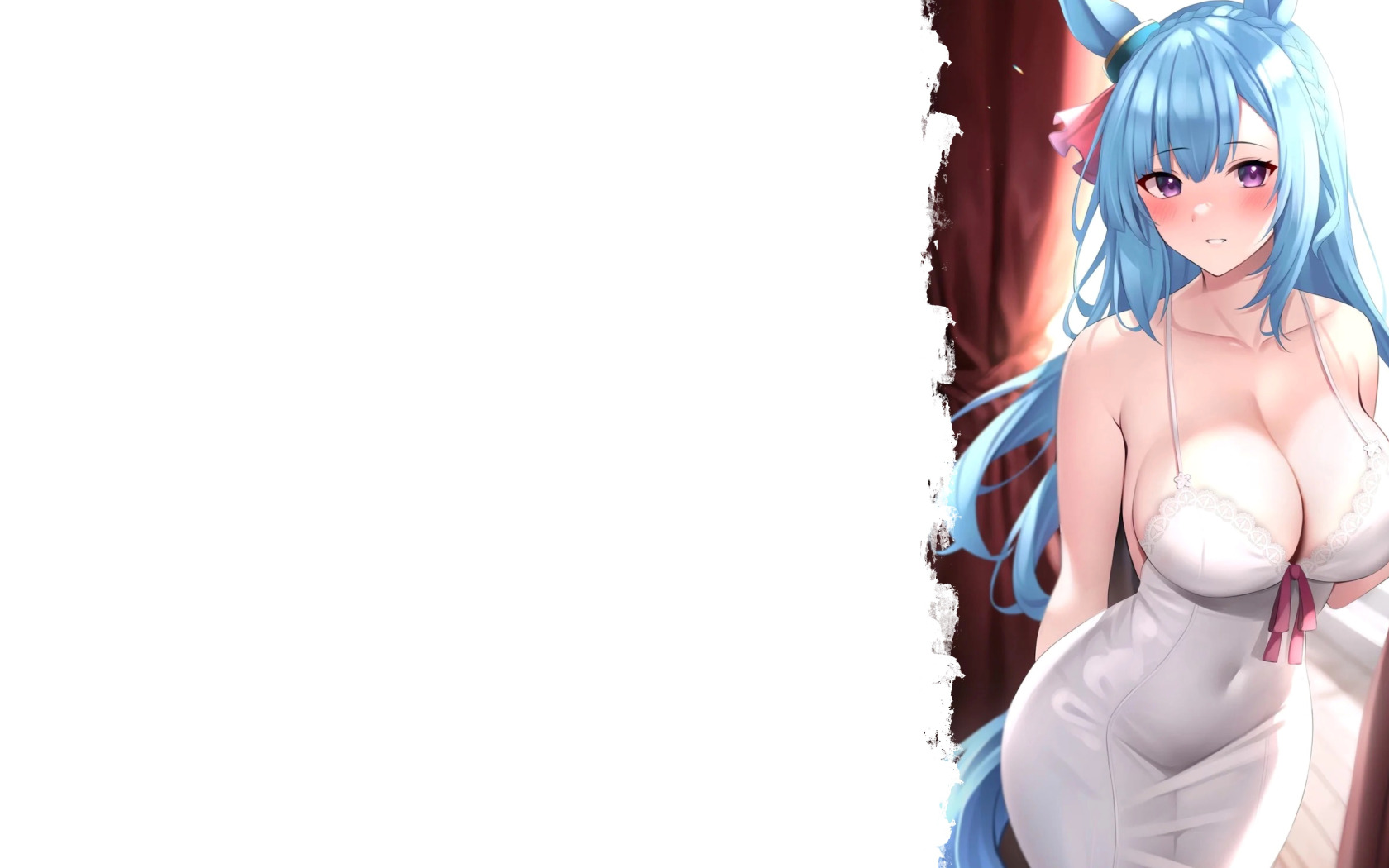 Download wallpaper kawaii, girl, sexy, boobs, anime, figure, pretty, big  boobs, section seinen in resolution 1680x1050