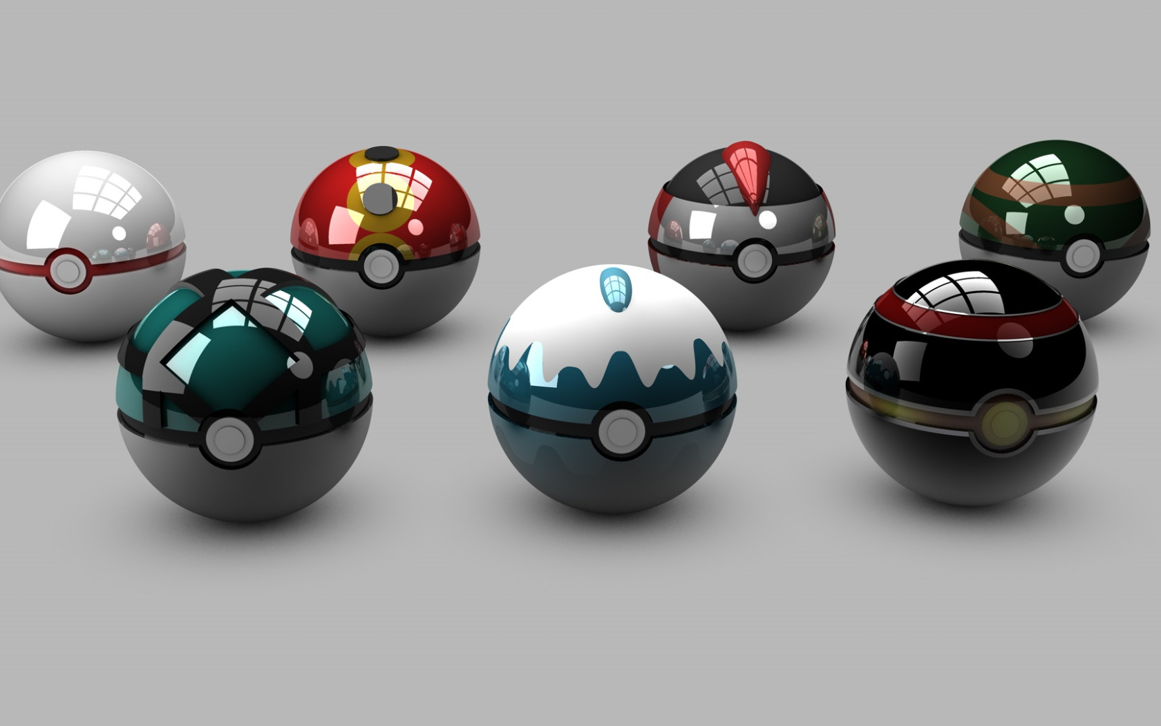 Download wallpaper background, balls, pokebola, section rendering in ...