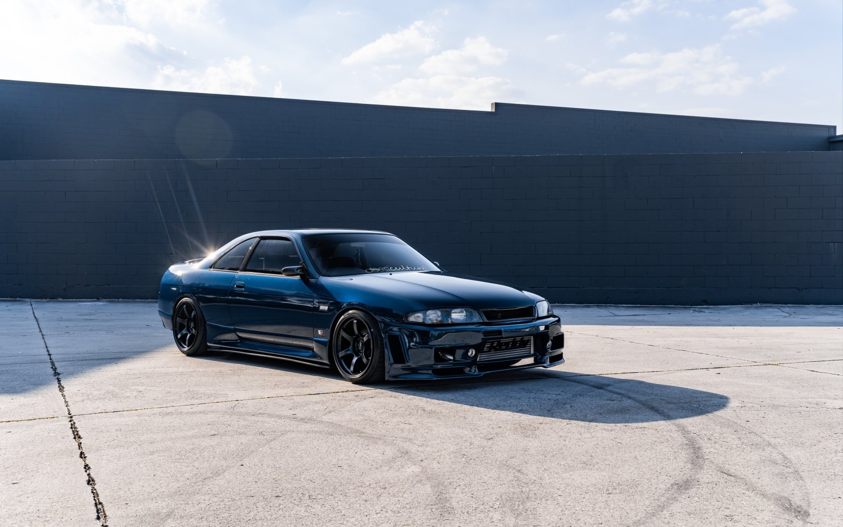 Blue R33 Background Download wallpaper Nissan, blue, Nissan Skyline, stance, R33, skyline ...