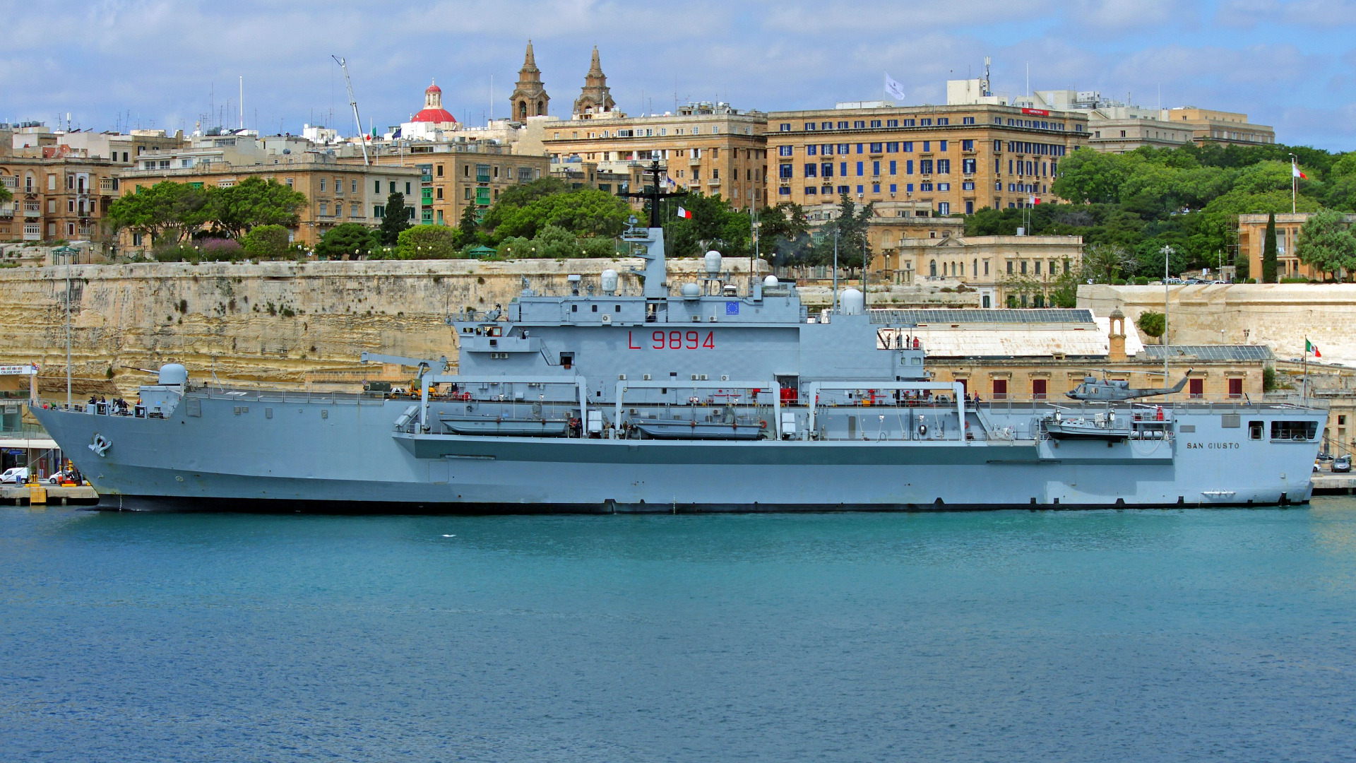 Download wallpaper ship, Spain, landing, universal, san giusto, section ...