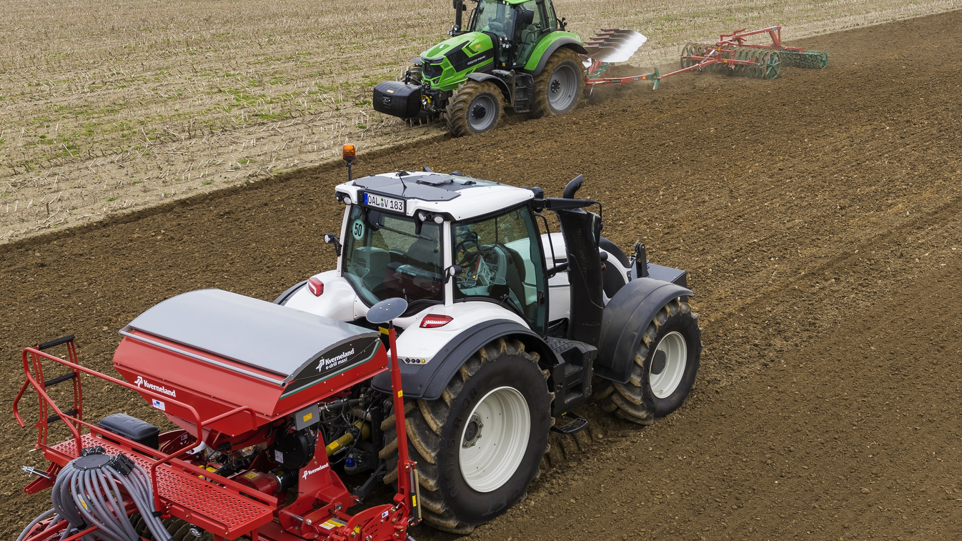 Download wallpaper field, work, tractors, section other technics in ...