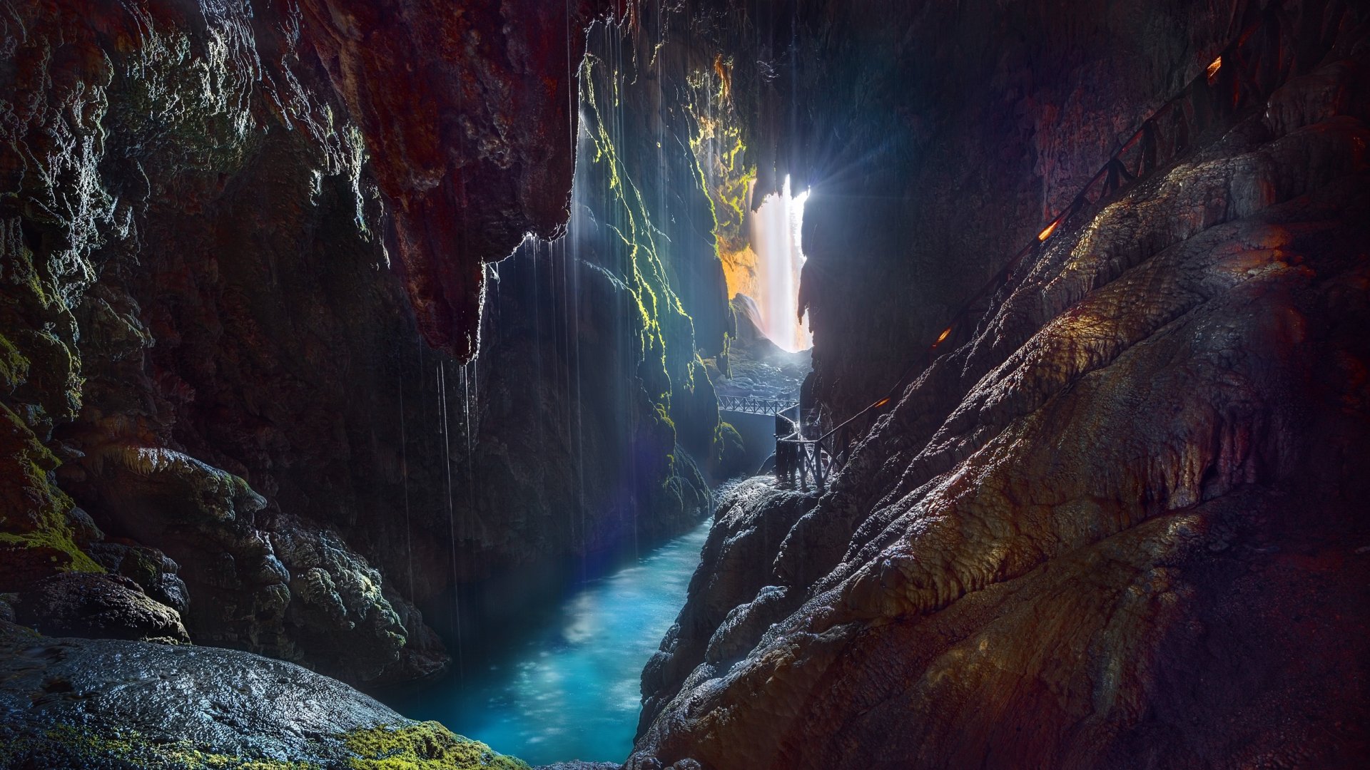 Grotto Background Download wallpaper mountains, nature, the grotto, Monastery of Stone ...