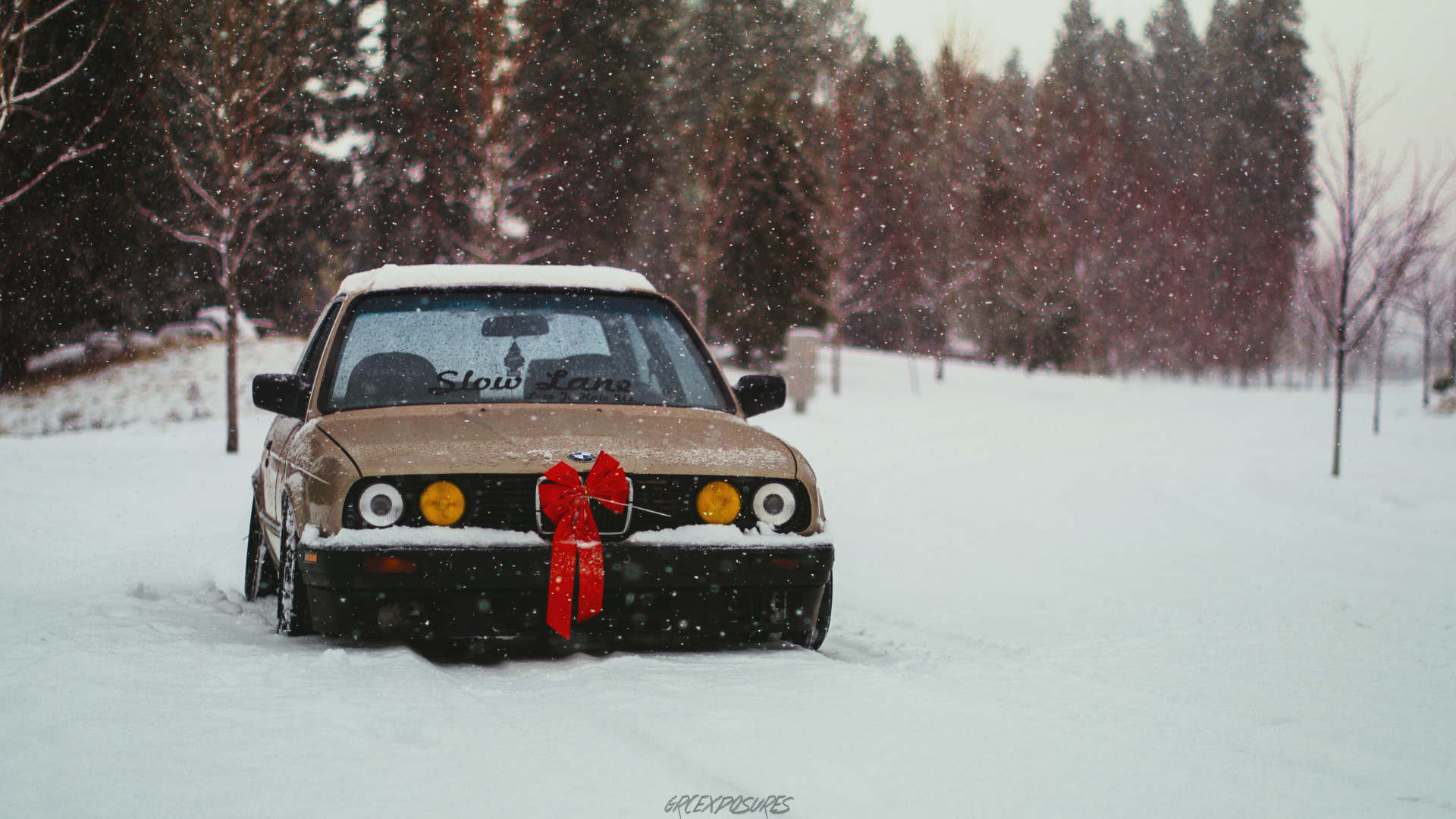 BMW e34 Winter