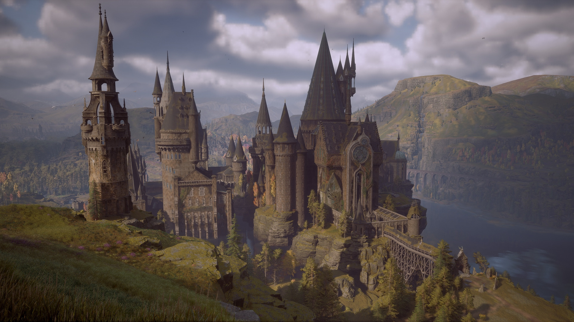 Download wallpaper castle, video games, Game CG, screen shot, Portkey ...