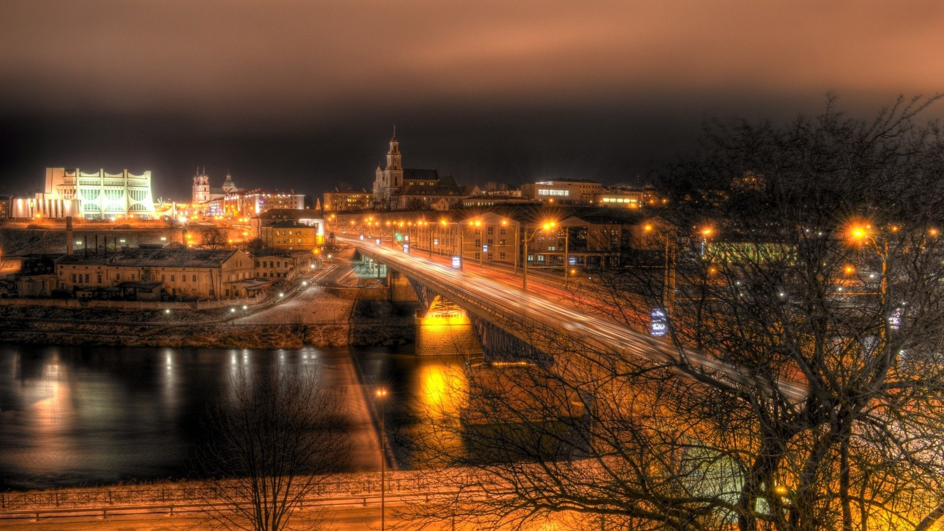 Grodno Cityscape from the Bridge