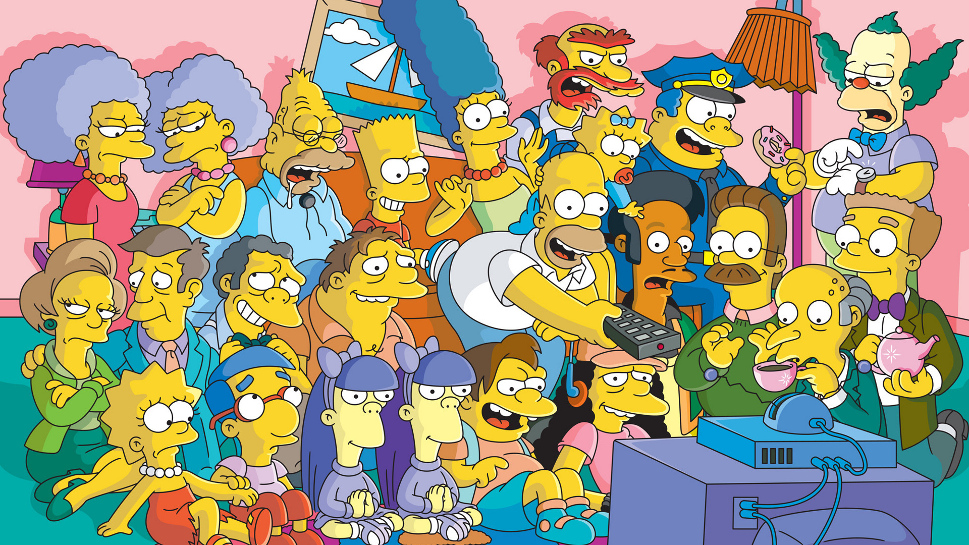 Simpsons on sale wallpaper hd