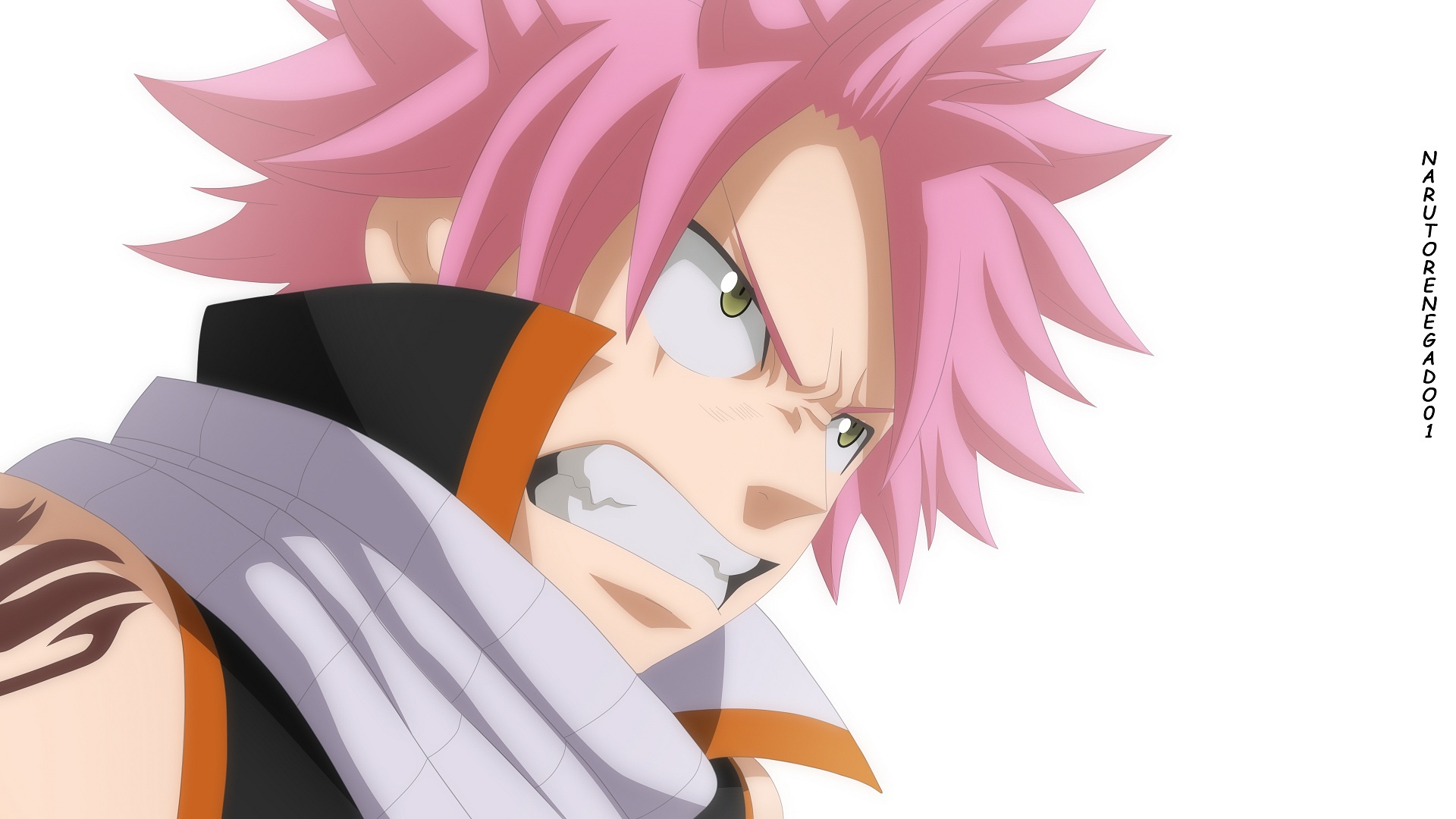 Wallpaper face, guy, Fairy Tail, Natsu Dragneel, Natsu