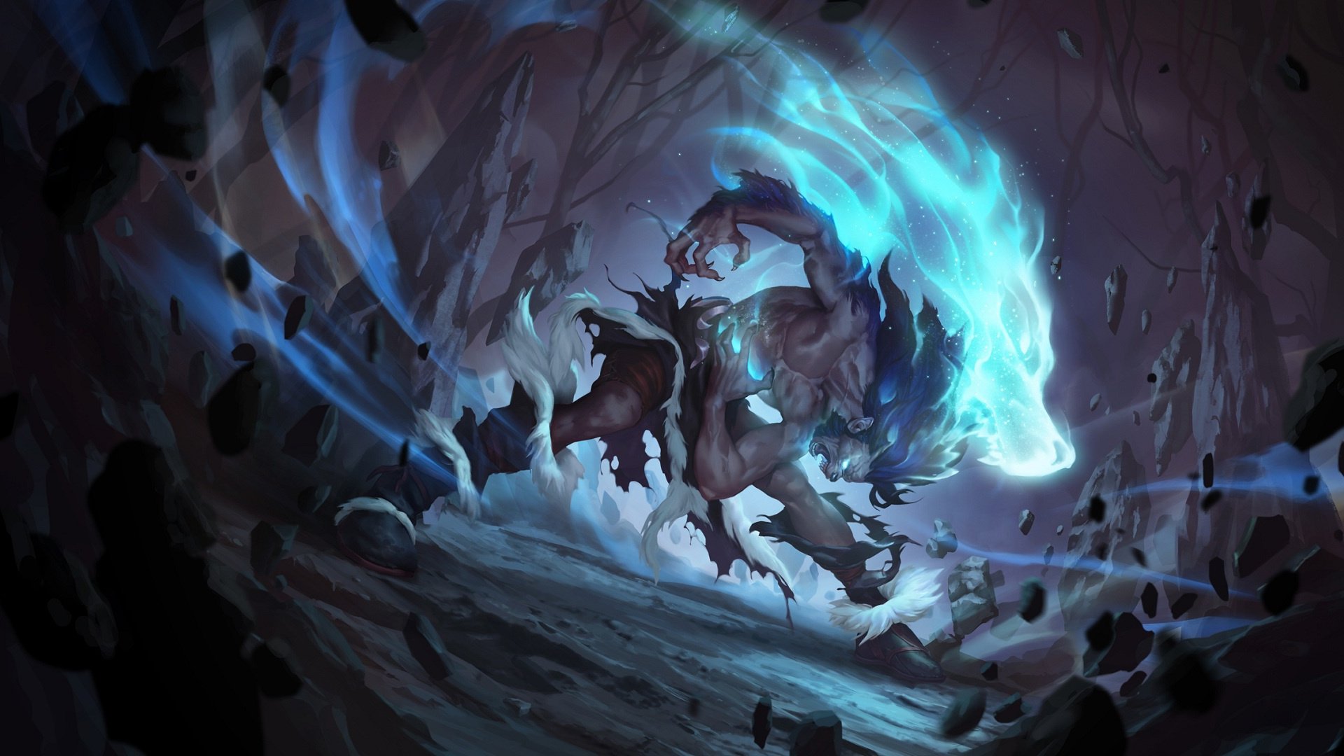 Werwolf Rune Download wallpaper being, werewolf, Legends of Runeterra, section games ...