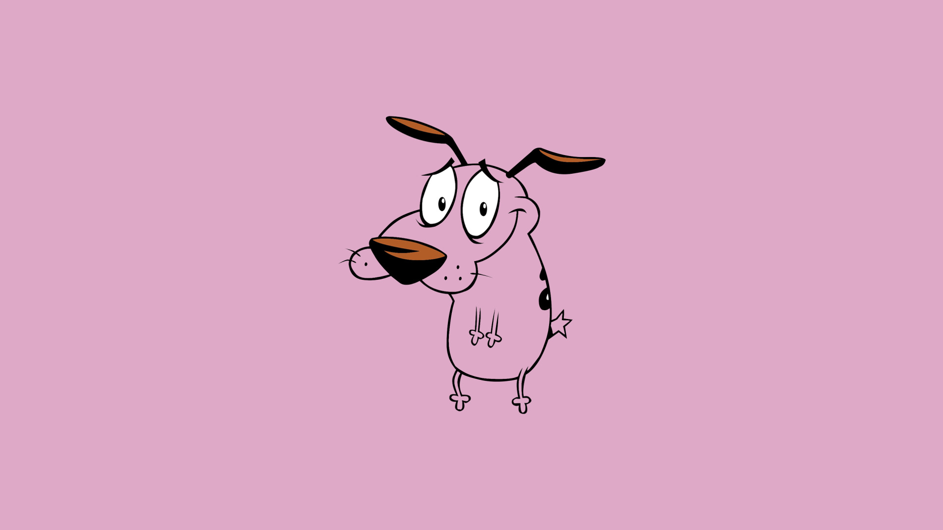 Download wallpaper emotions, dog, Courage the cowardly dog, Courage ...