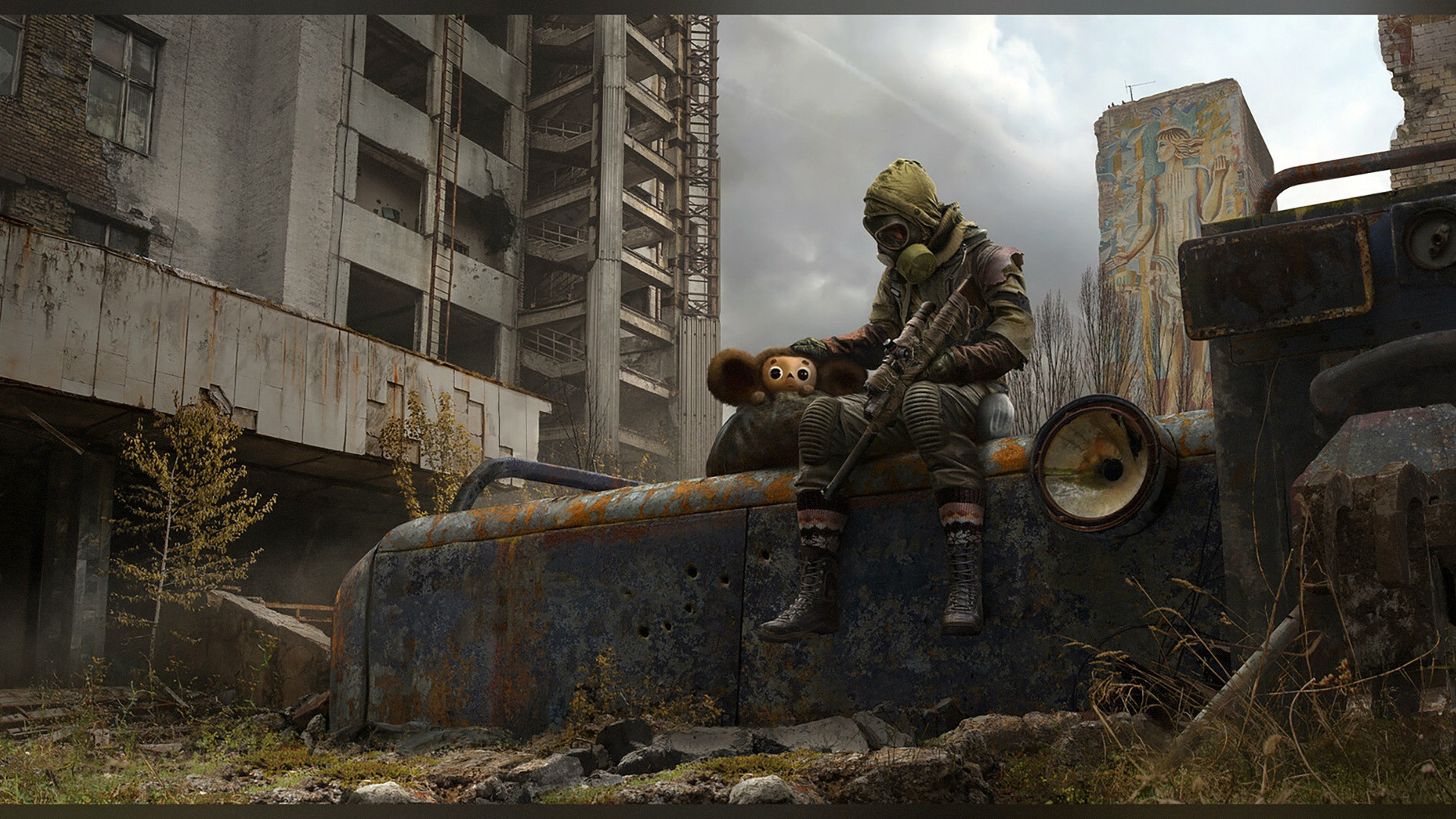 HD wallpaper: S.T.A.L.K.E.R., S.T.A.L.K.E.R.: Shadow of Chernobyl, Game, Stalker  2