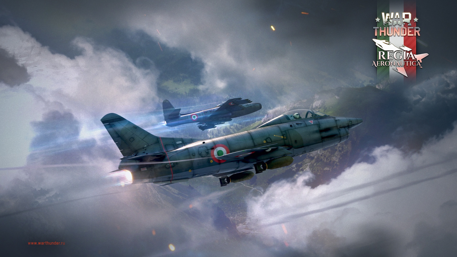 Wallpaper Italy Fighters War Thunder Regia Aeronautica Italian