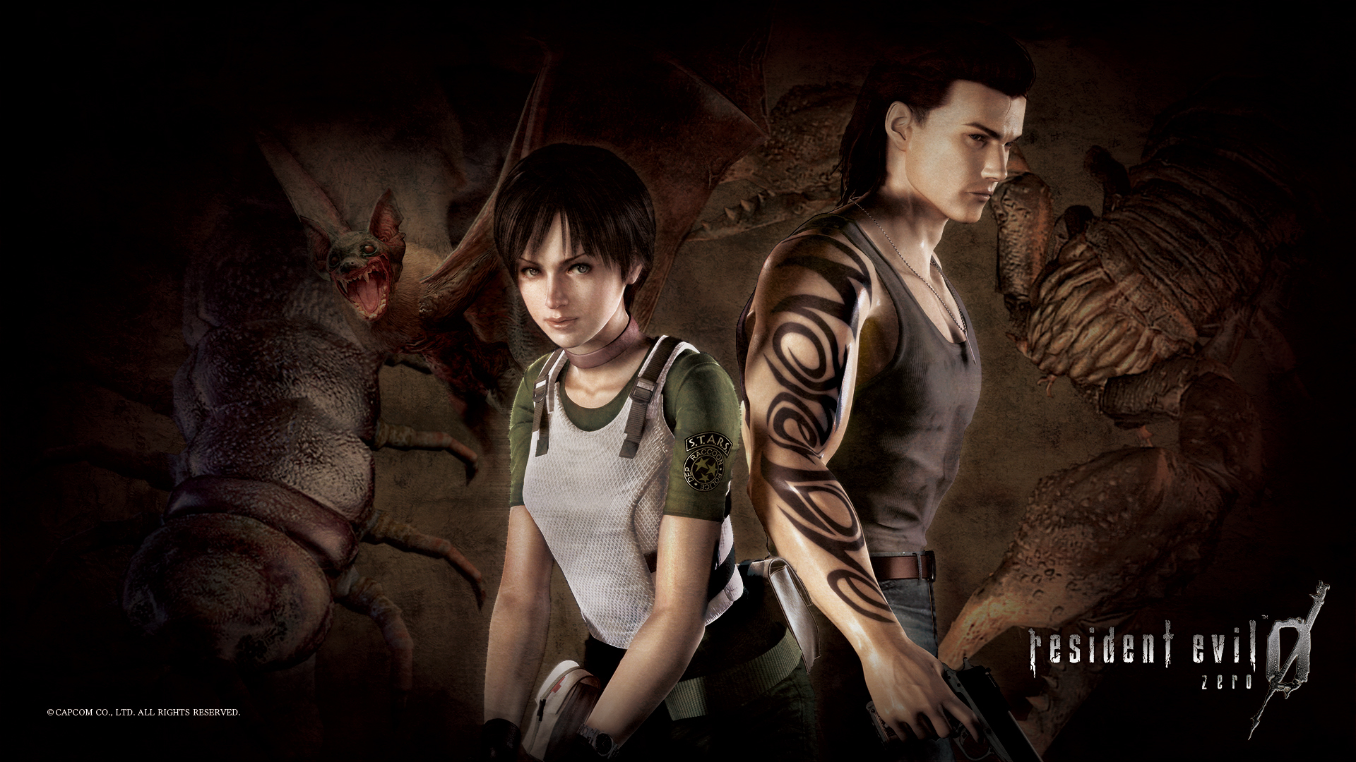 Download wallpaper monsters, bat, Resident evil, stars, monsters, Billy  Coen, Rebecca Chambers, resident evil zero, section games in resolution  1920x1080